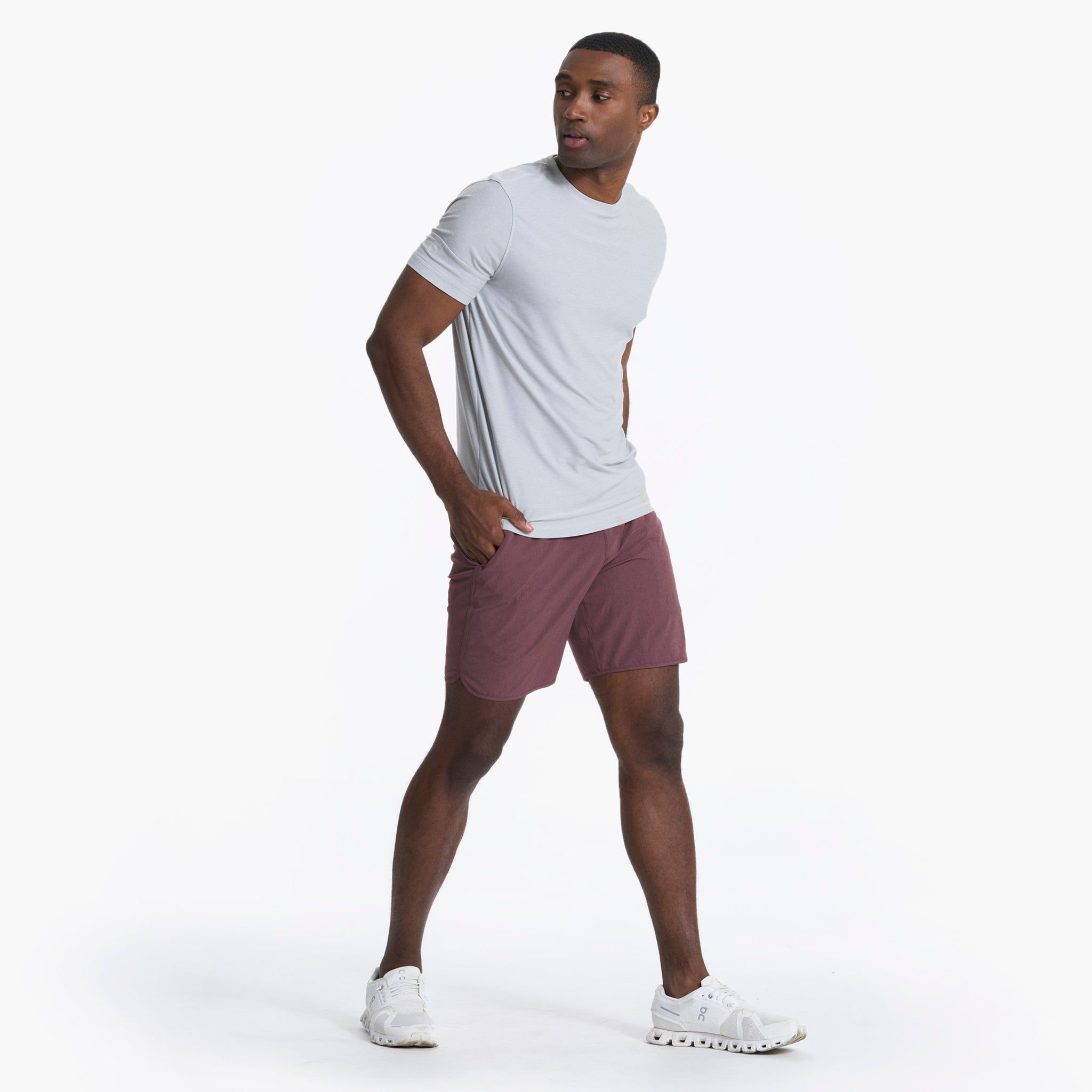 Banks Short | Chestnut Linen Texture sold by Vuori product image thumbnail 5