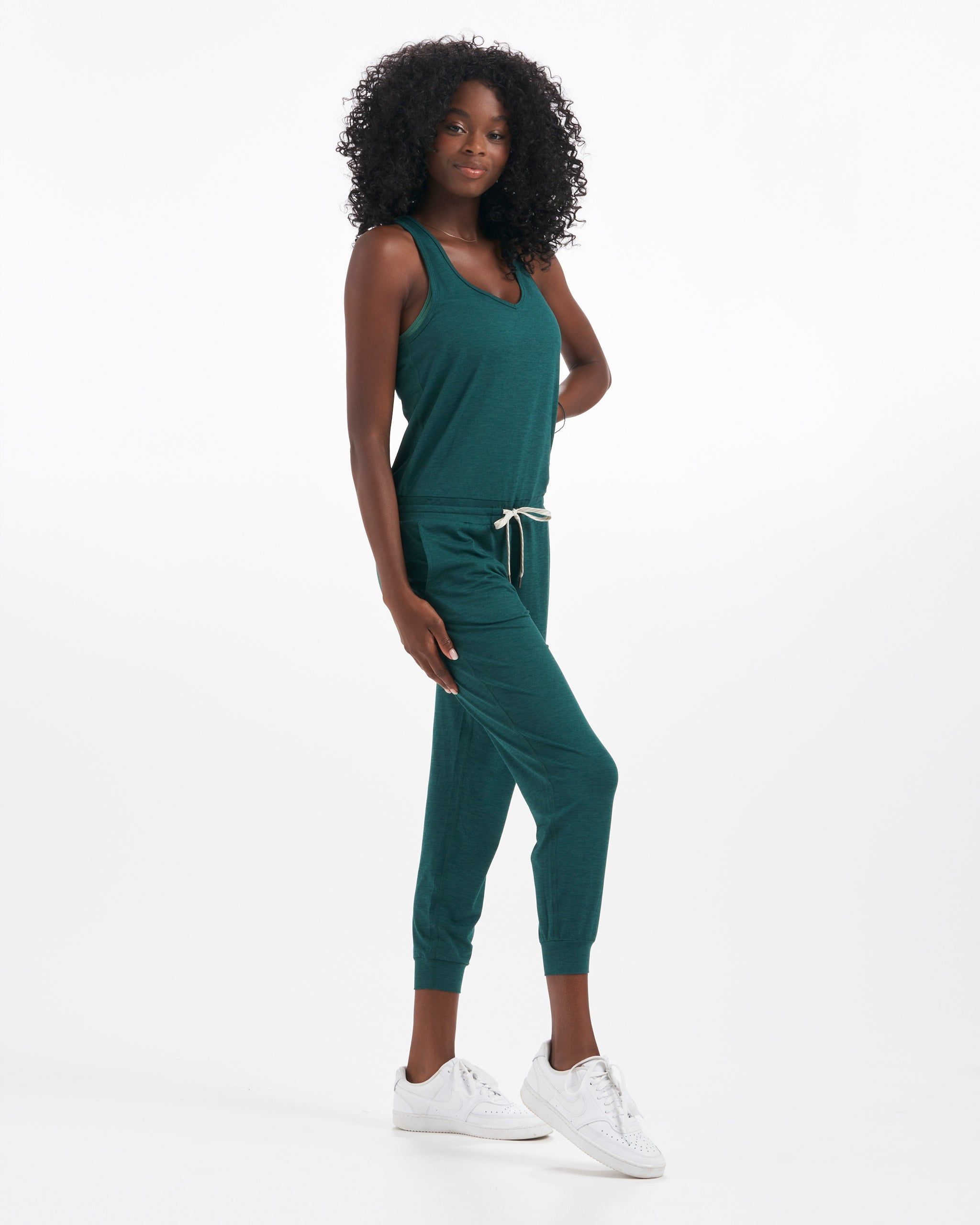 Lux Jumpsuit | Jade Heather sold by Vuori product image thumbnail 3