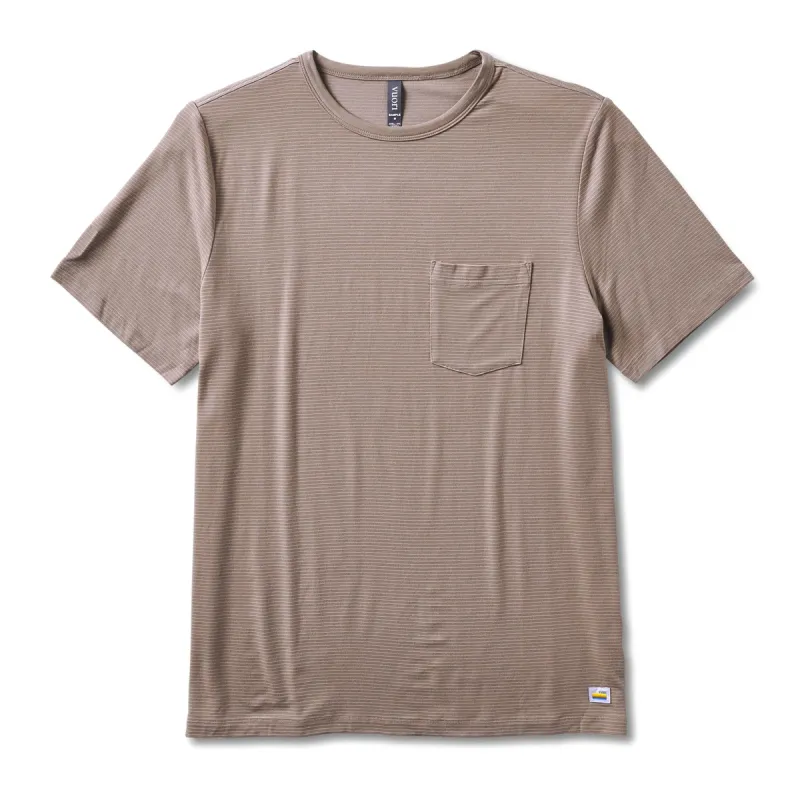 Linear Tech Tee | Walnut sold by Vuori