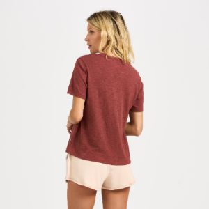 Sunset Tee | Red Clay sold by Vuori