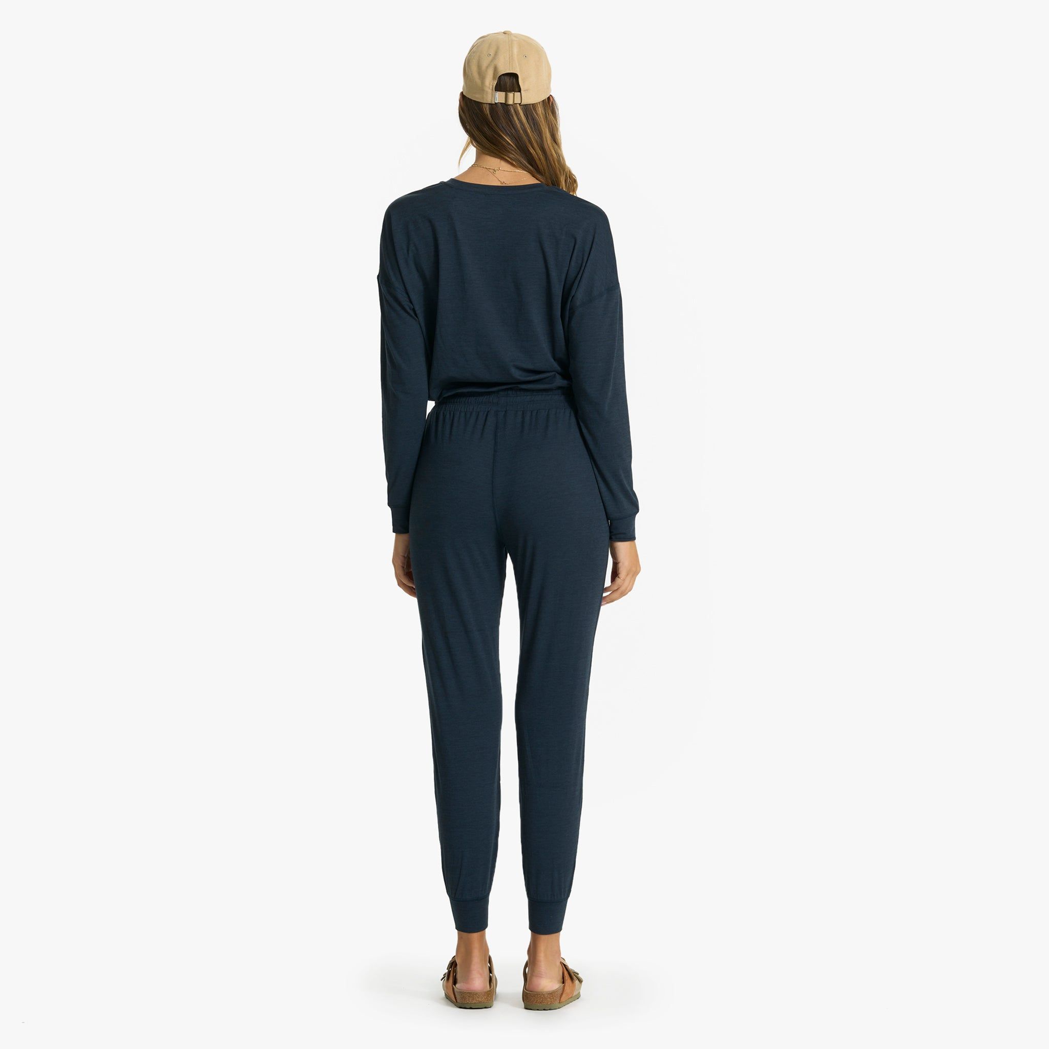 Lux Henley Jumpsuit | Ink Heather sold by Vuori product image thumbnail 5