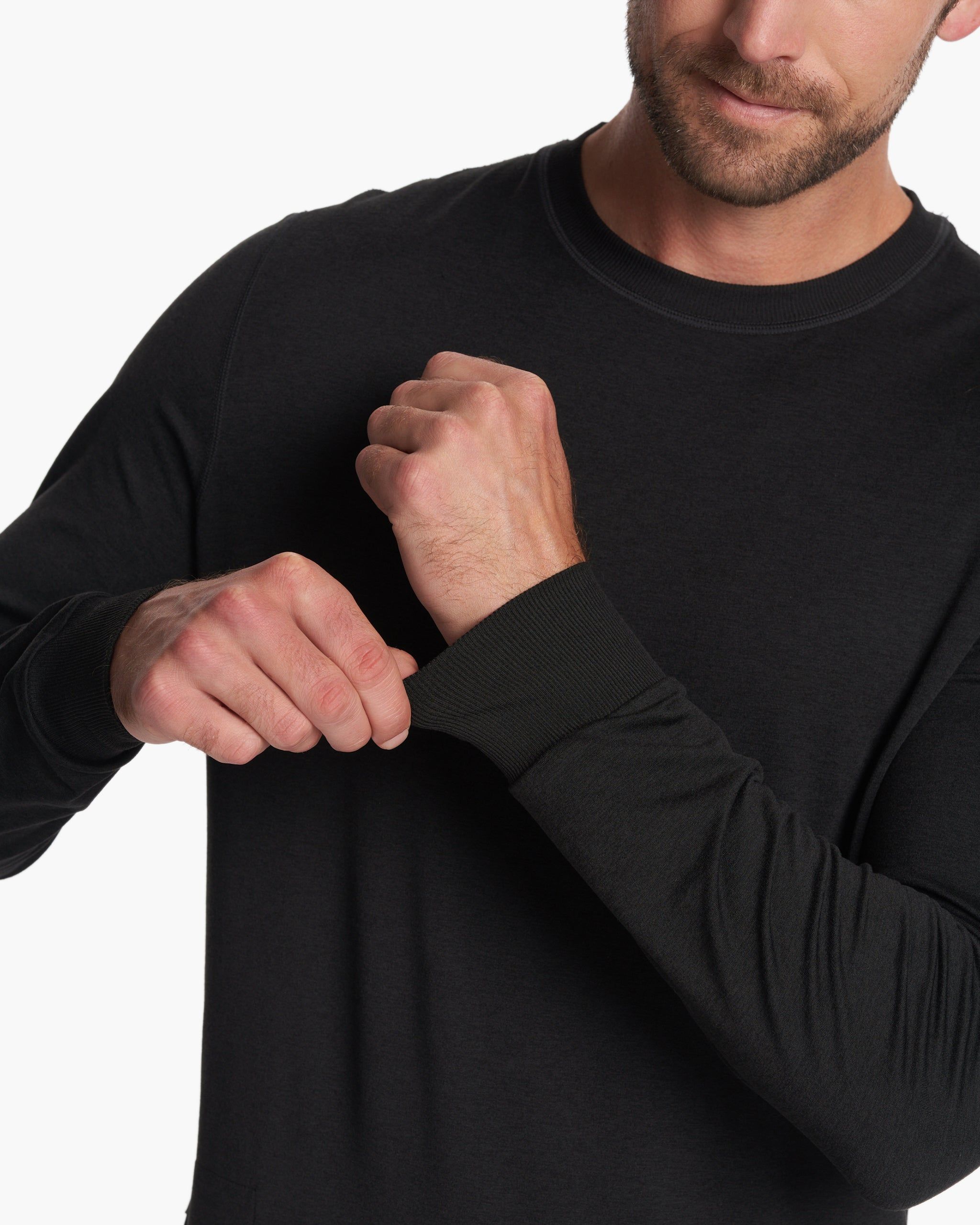 Ponto Performance Crew | Black Heather sold by Vuori product image thumbnail 5