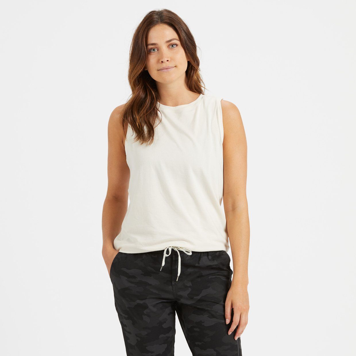 Coast Tank | Natural sold by Vuori