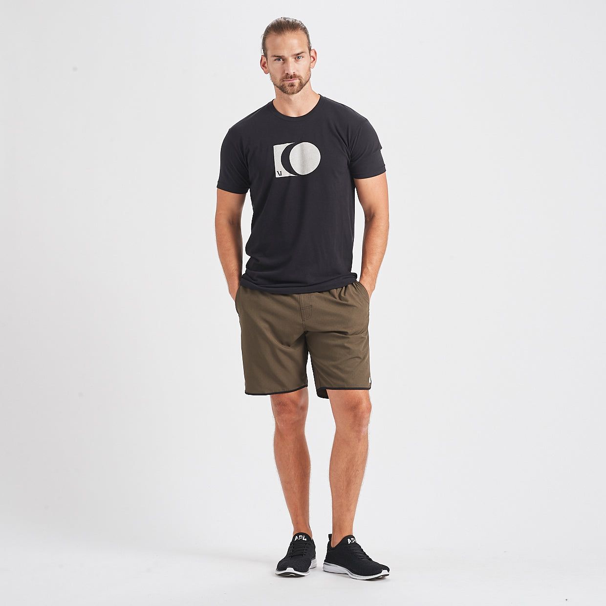 Eclipse Tee | Black sold by Vuori product image thumbnail 3