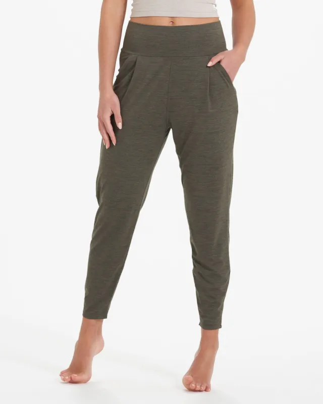 Lux At Ease Pant | Oregano Heather sold by Vuori