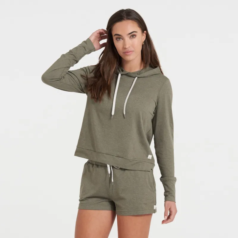 Halo Essential Hoodie | Light Oregano Heather sold by Vuori