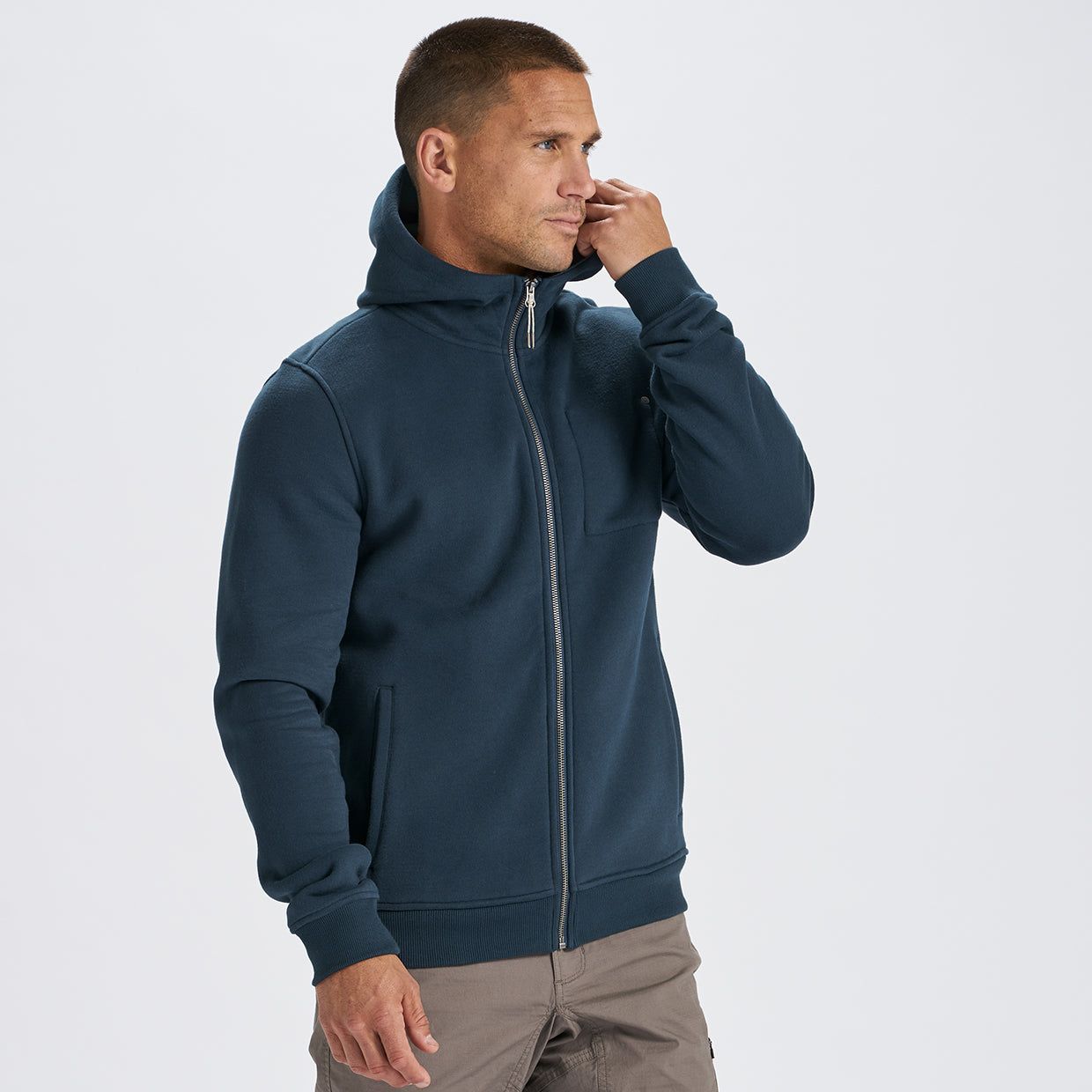 Seaside Hoodie | Indigo sold by Vuori product image thumbnail 3