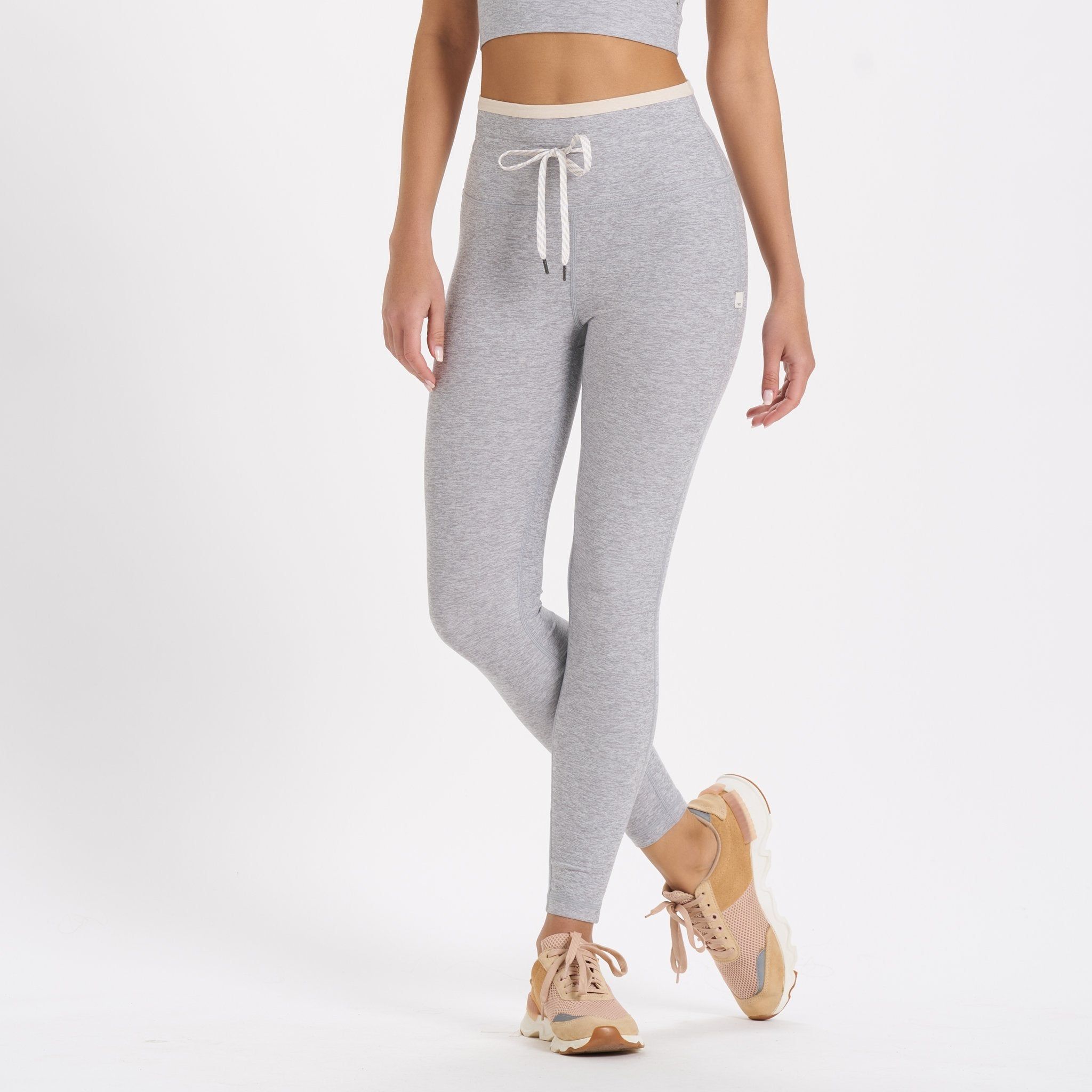 Vibe Elevation Legging | Light Heather Grey sold by Vuori