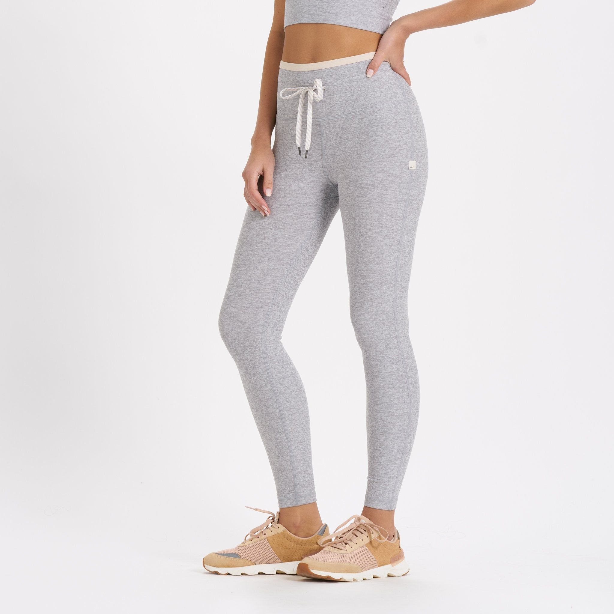 Vibe Elevation Legging | Light Heather Grey sold by Vuori product image thumbnail 2