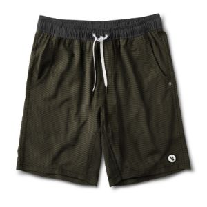 Kore Short | Evergreen Black Stripe sold by Vuori