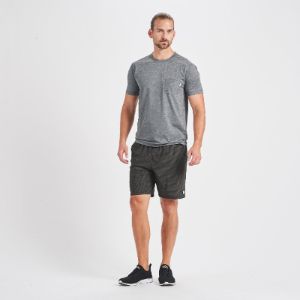 Kore Short | Evergreen Black Stripe sold by Vuori