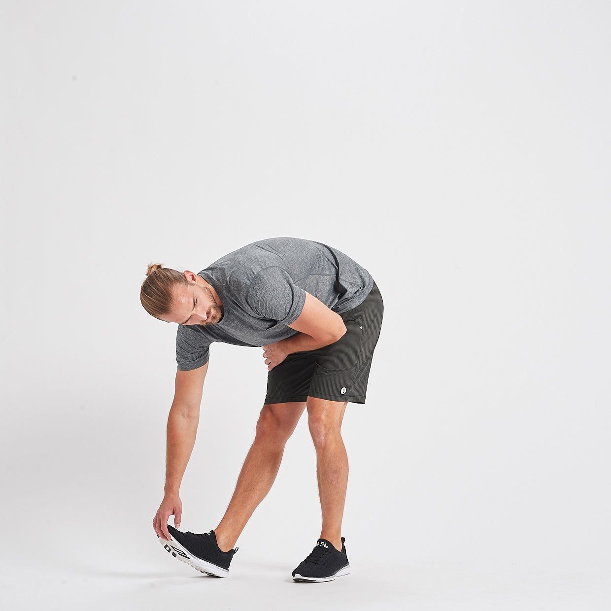 Kore Short | Evergreen Black Stripe sold by Vuori product image thumbnail 5