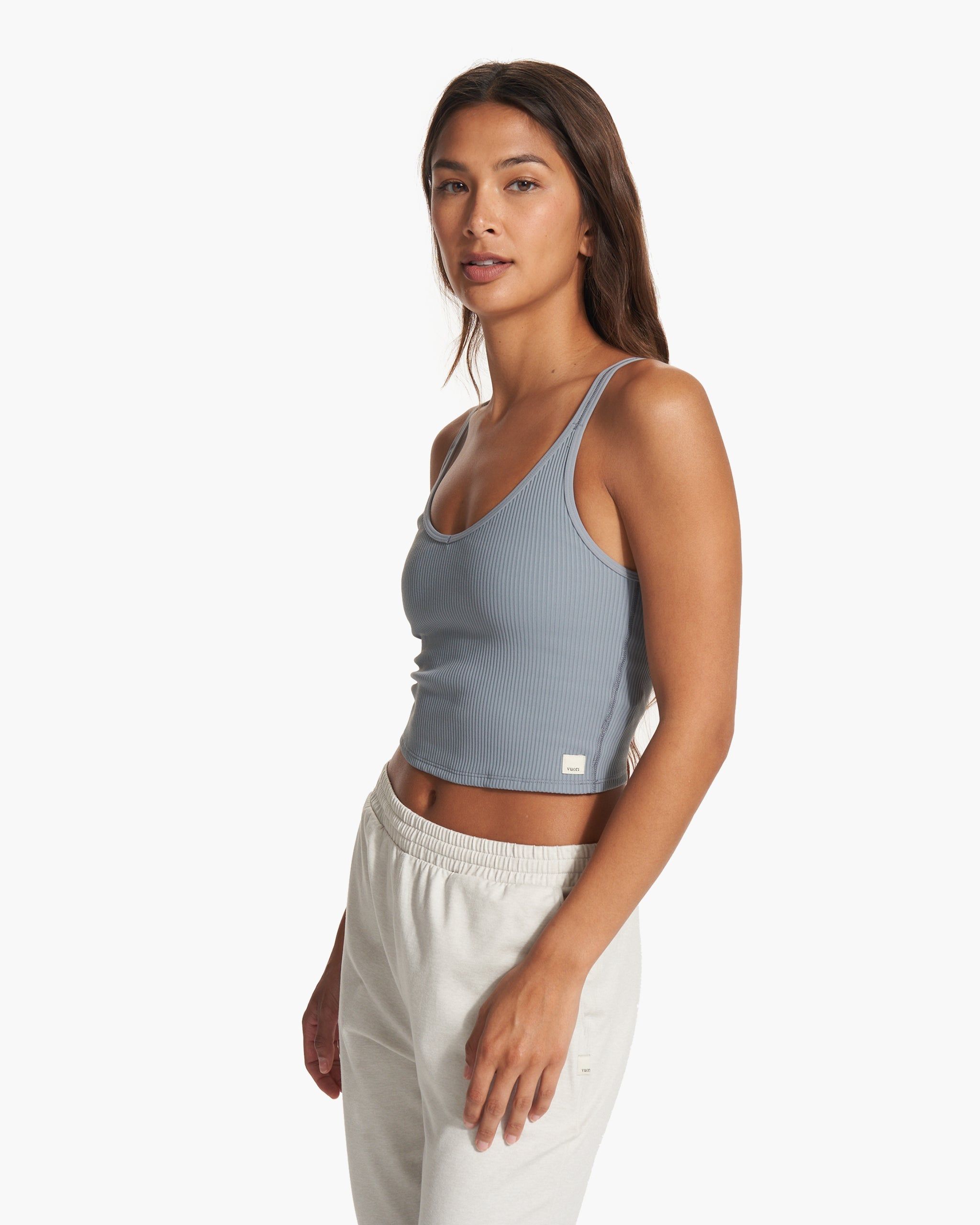 Rib Crop Tank | Flint sold by Vuori product image thumbnail 4