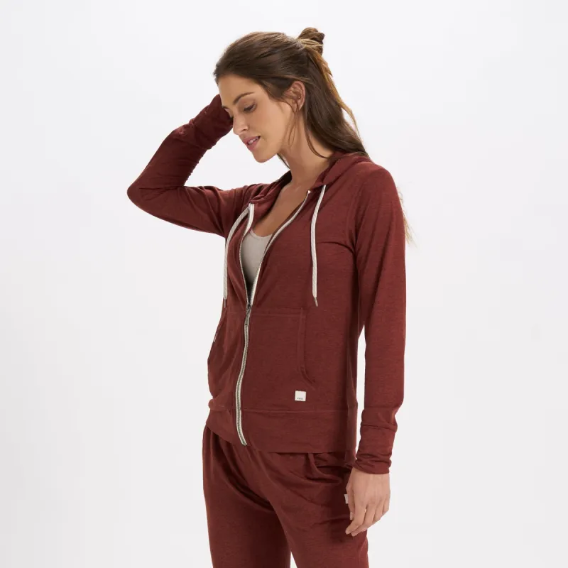 Halo Performance Hoodie | Brick Heather sold by Vuori