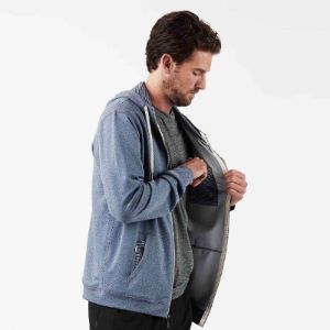 Movement Hoodie | Navy Heather sold by Vuori