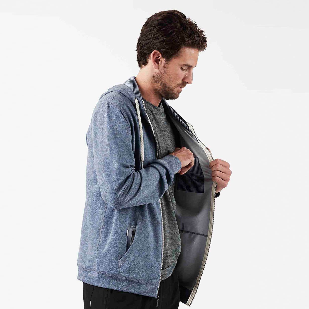Movement Hoodie | Navy Heather sold by Vuori product image thumbnail 5