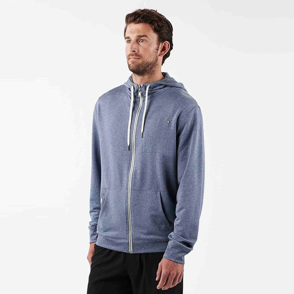 Movement Hoodie | Navy Heather sold by Vuori product image thumbnail 2