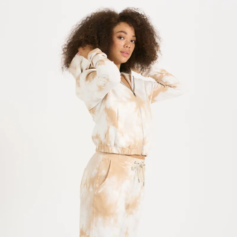 Laguna Zip Hoodie | Oak Tie Dye sold by Vuori