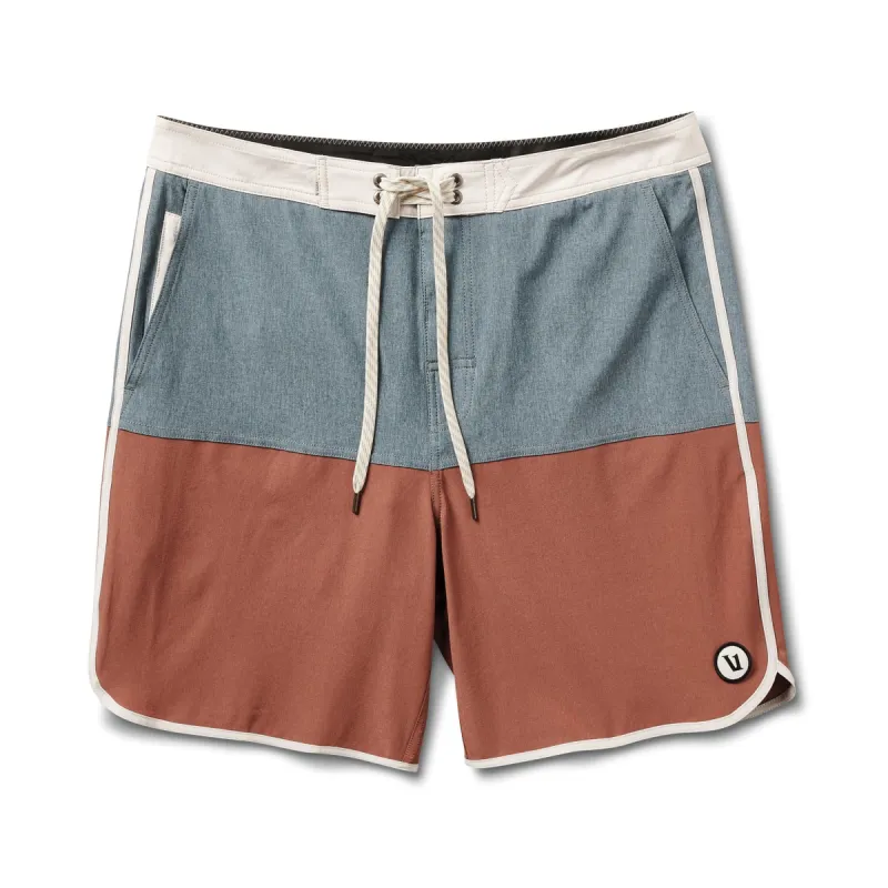 Cruise Boardshort | Lake Hazelnut Linen Texture Block sold by Vuori