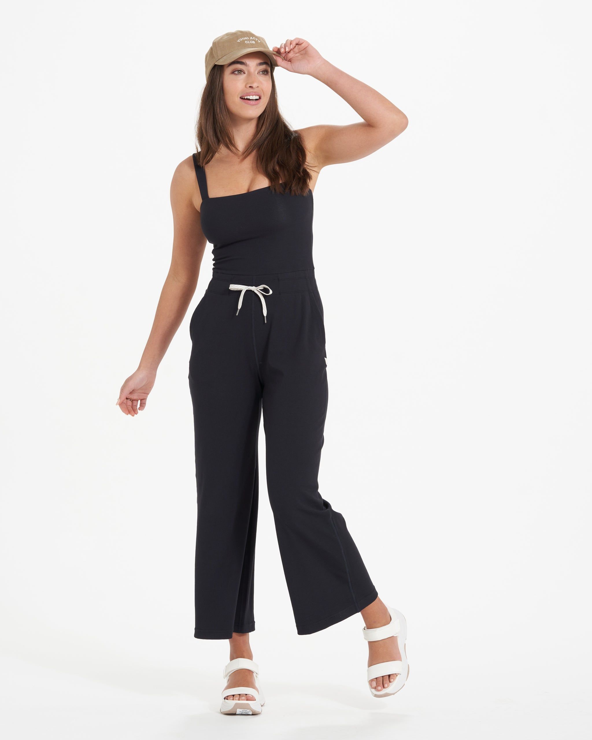 Pose Jumpsuit | Black sold by Vuori product image thumbnail 3