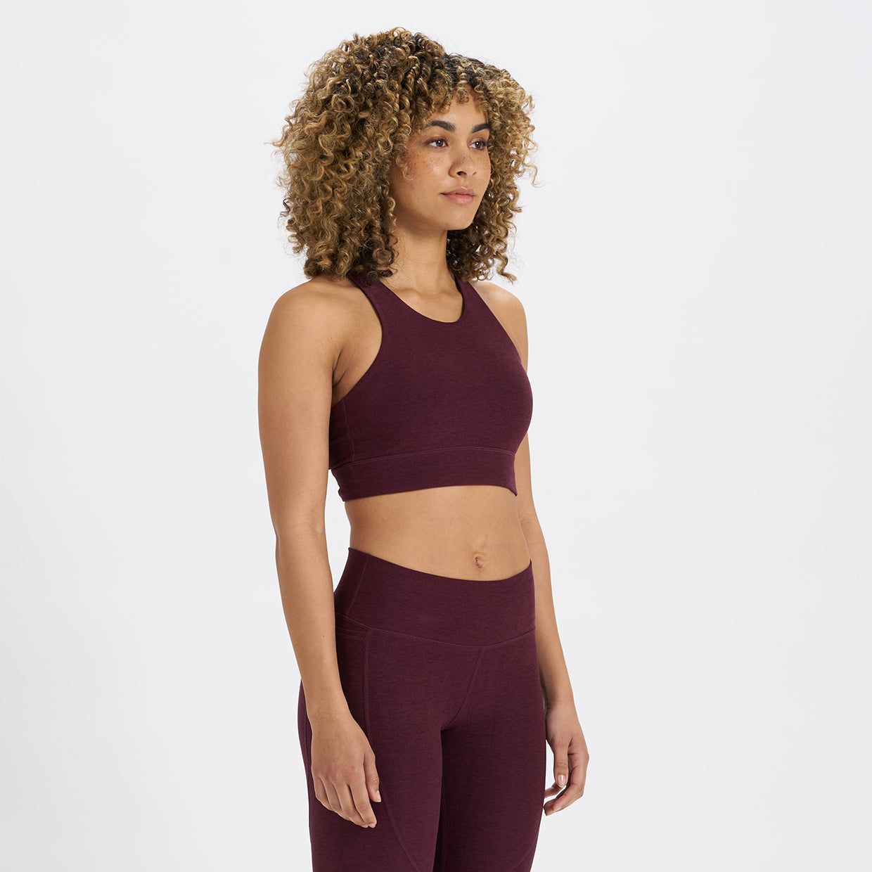 Elevation Bra | Cerise Heather sold by Vuori product image thumbnail 3