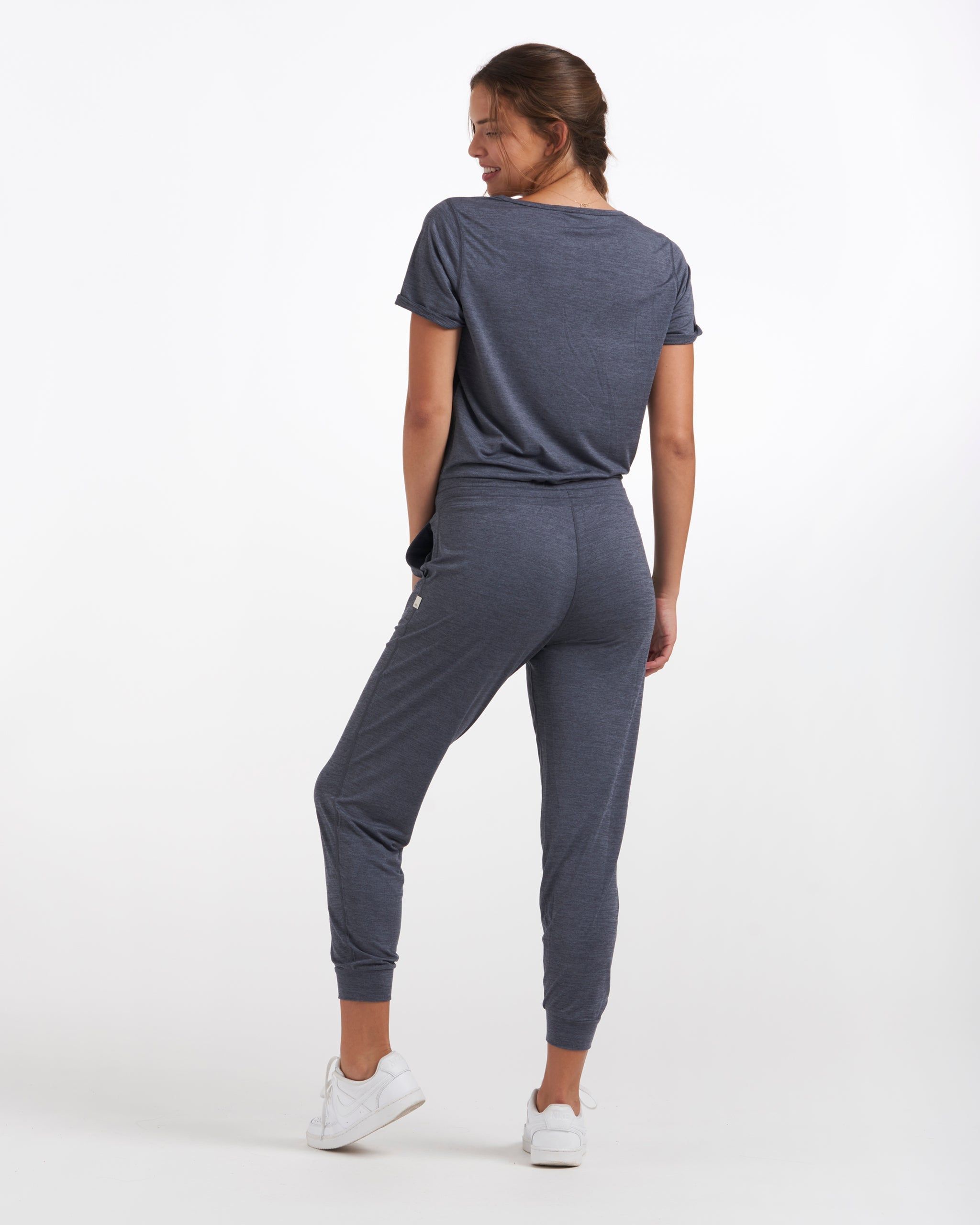All Day Jumpsuit | Azure Heather sold by Vuori