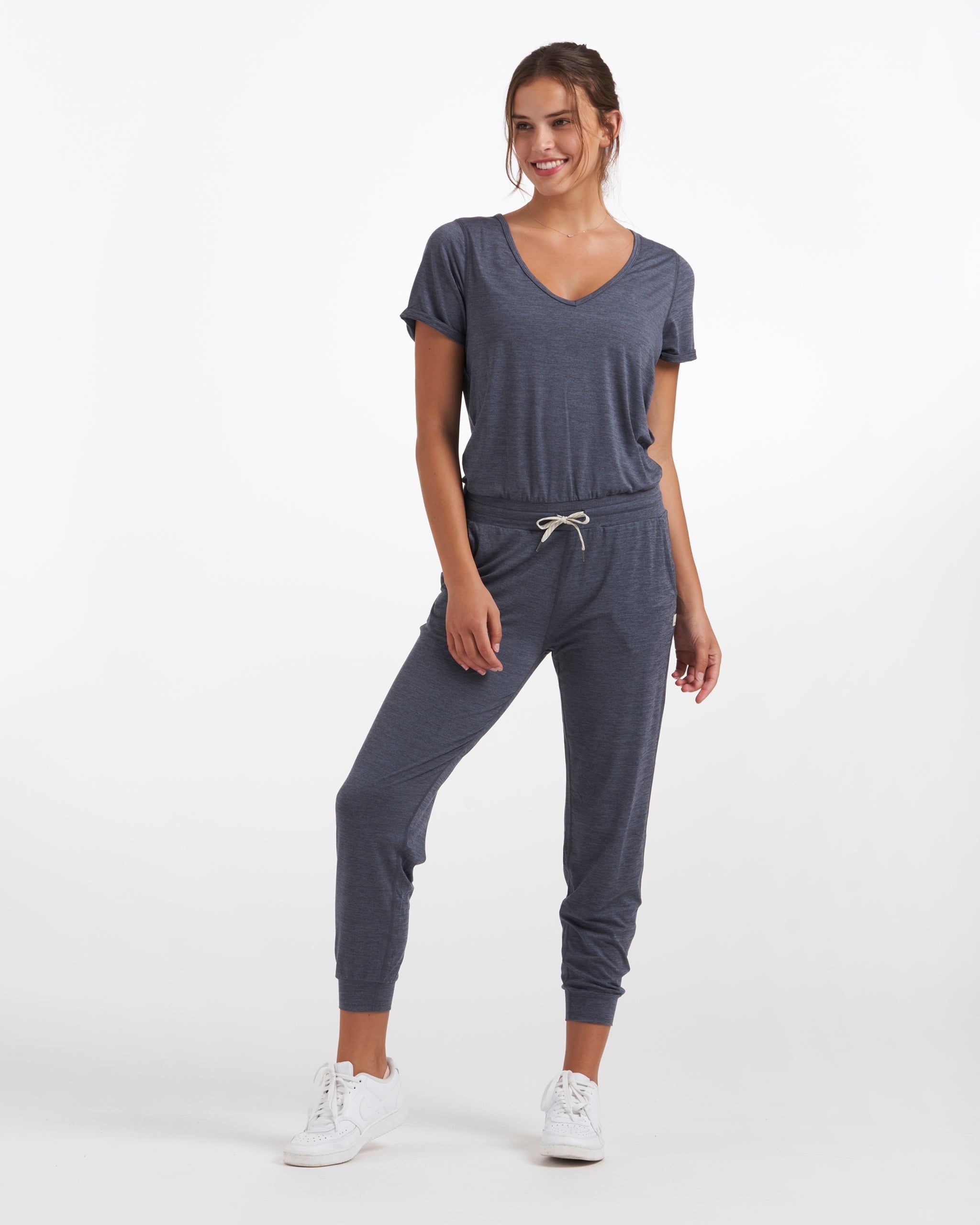 All Day Jumpsuit | Azure Heather sold by Vuori product image thumbnail 2