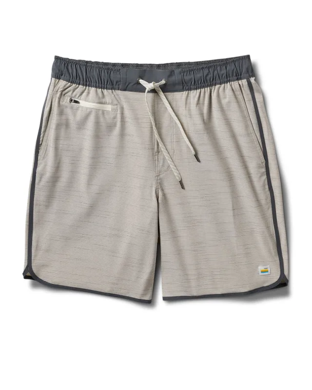 Banks Short | Beachsand Slub Stripe sold by Vuori