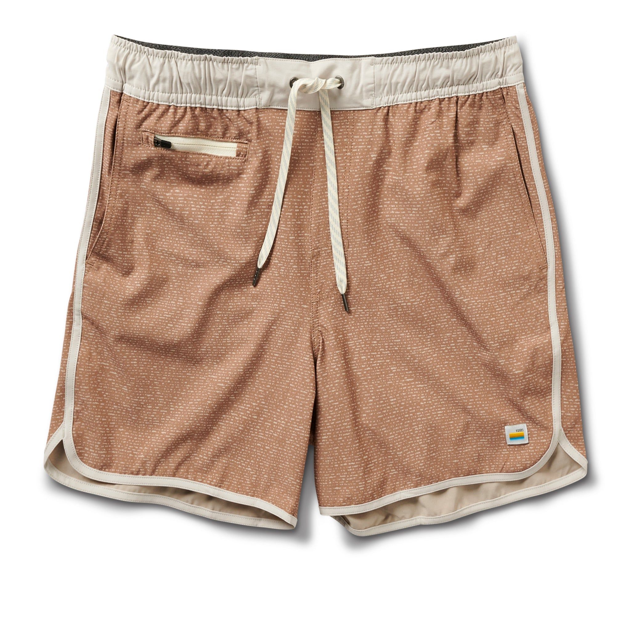 Banks Short 5" | Camel Dashed Lines sold by Vuori