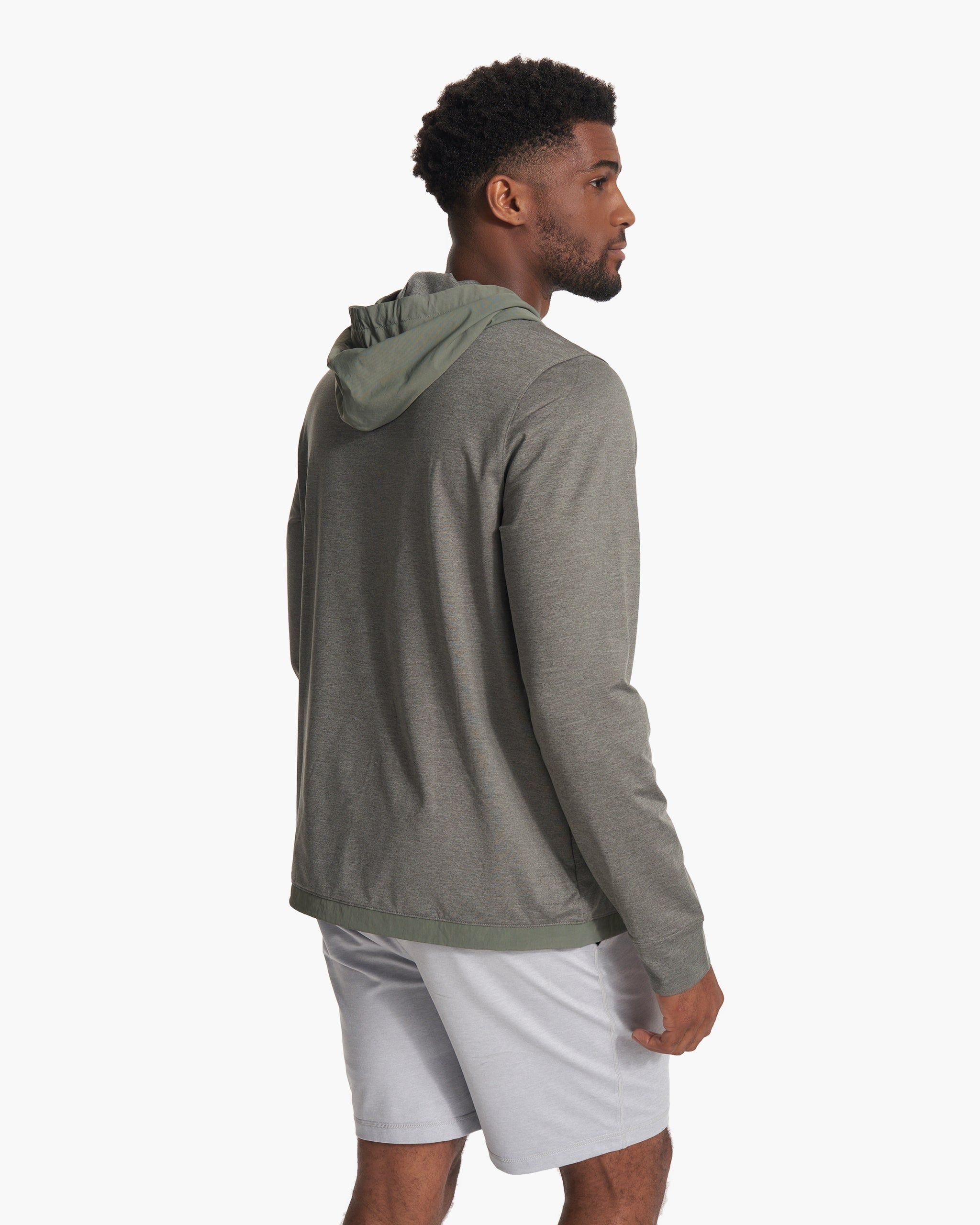 Sunday Element Hoodie | Dusty Pine Heather sold by Vuori product image thumbnail 4