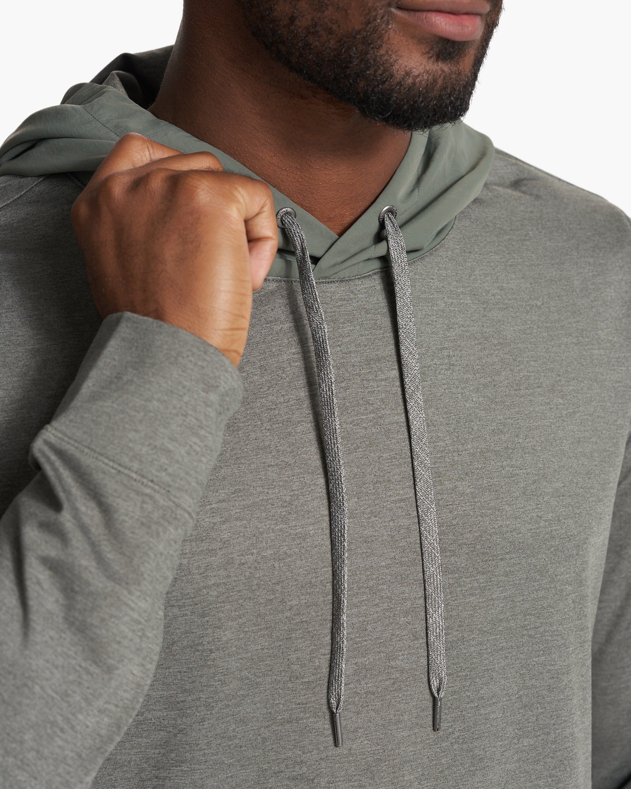 Sunday Element Hoodie | Dusty Pine Heather sold by Vuori product image thumbnail 3