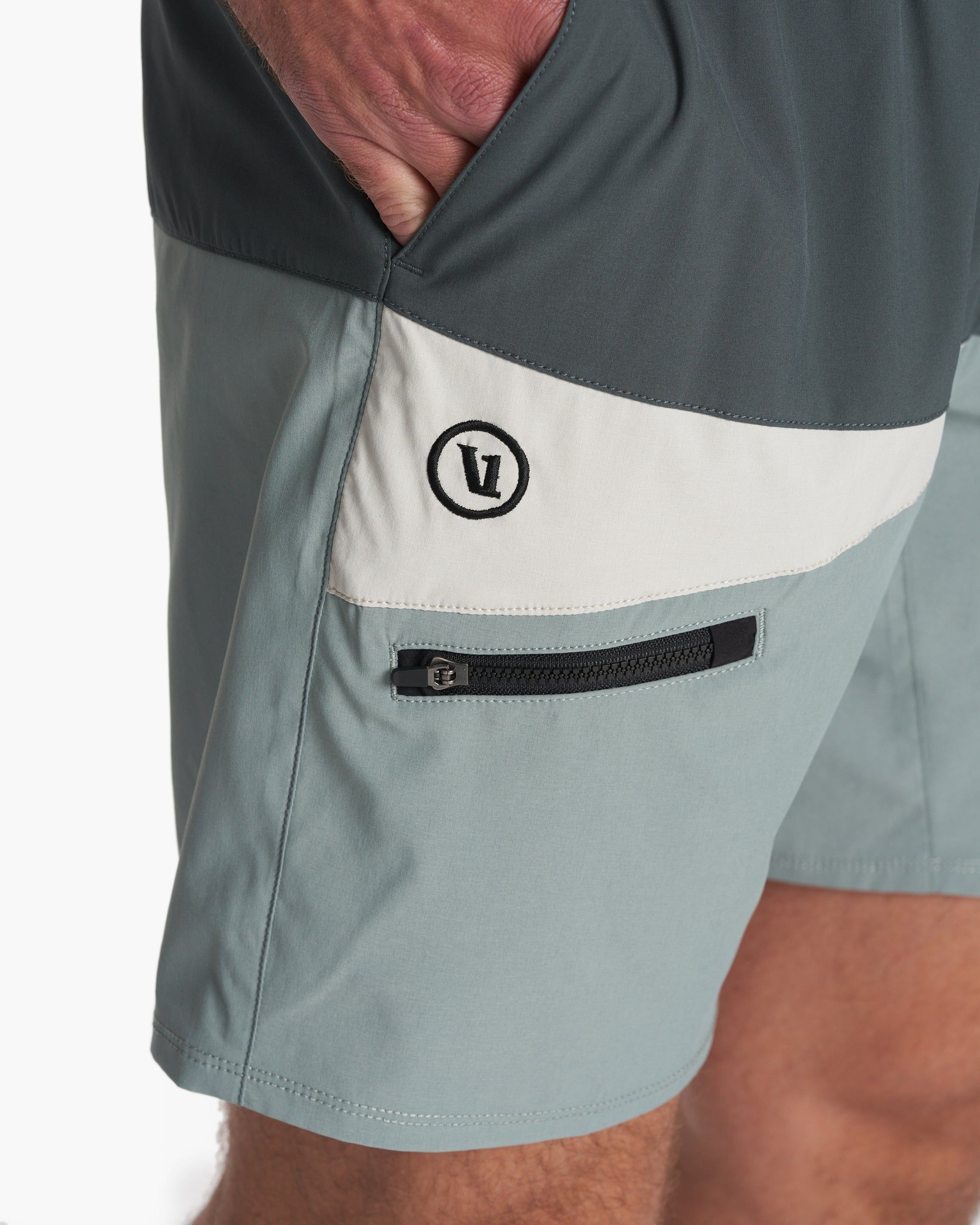 Colorblock Kore Short | Smoked Beryl/Stormy/Vapor sold by Vuori product image thumbnail 8
