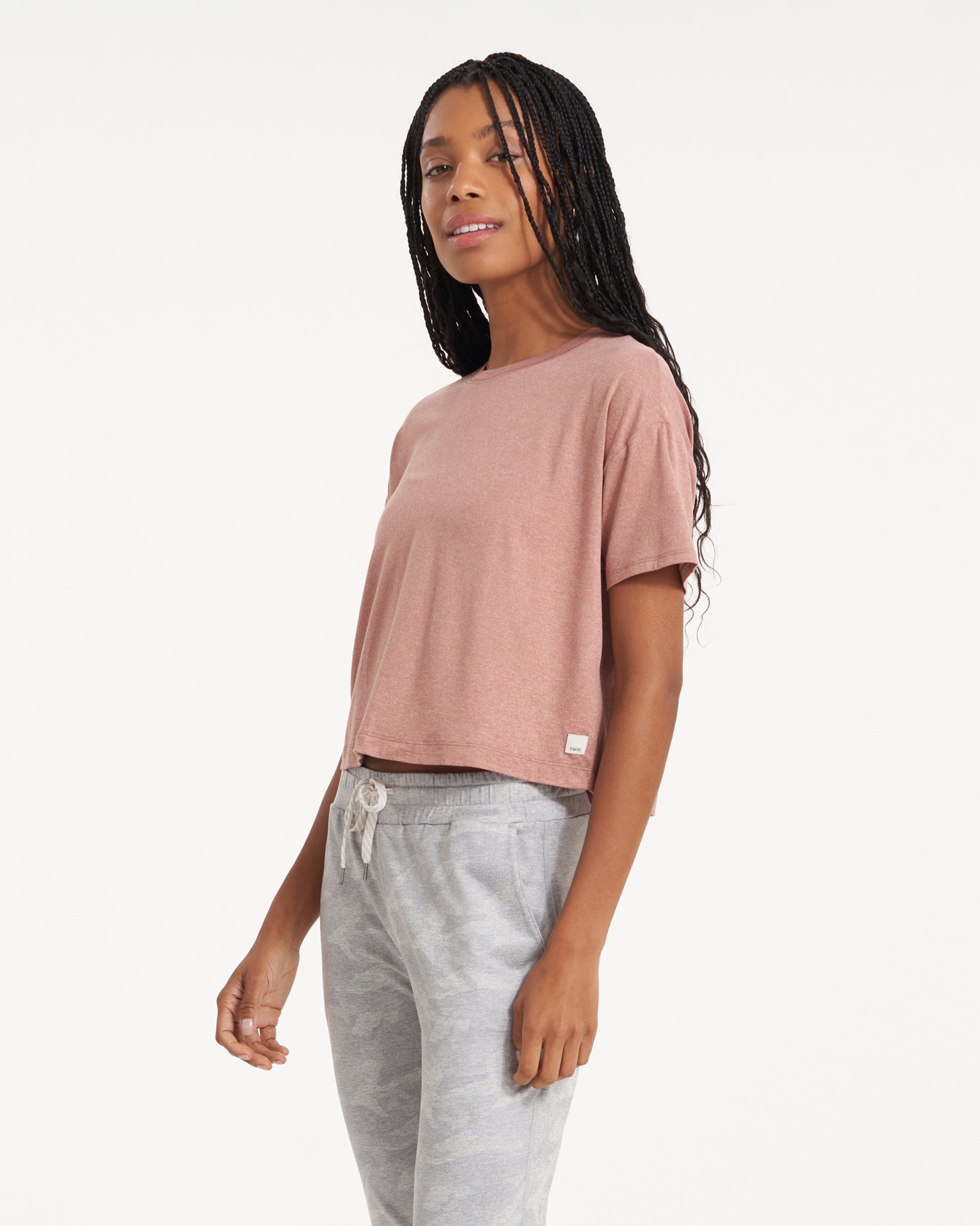 Energy Tee | Light Terracotta Heather sold by Vuori product image thumbnail 2