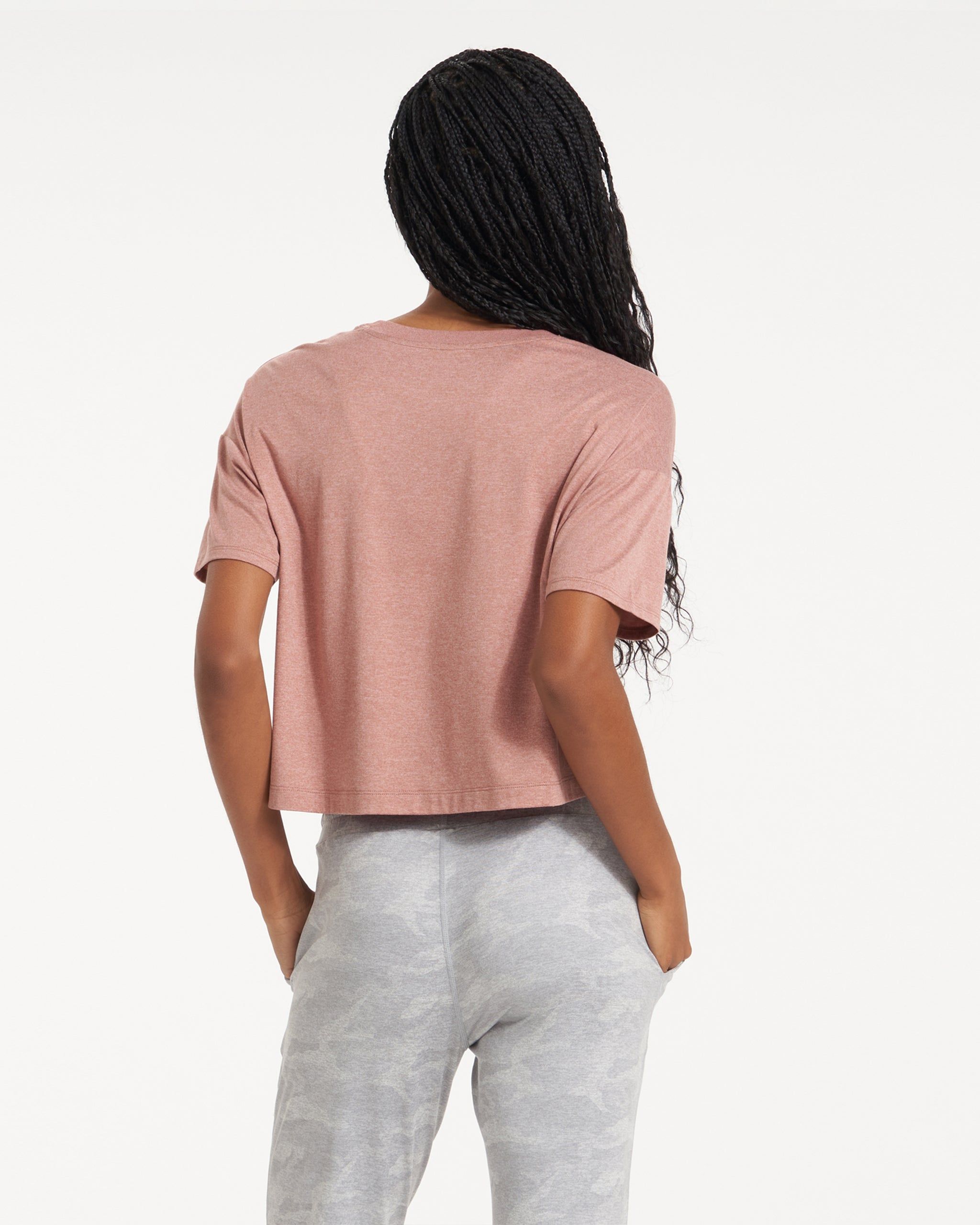 Energy Tee | Light Terracotta Heather sold by Vuori product image thumbnail 3