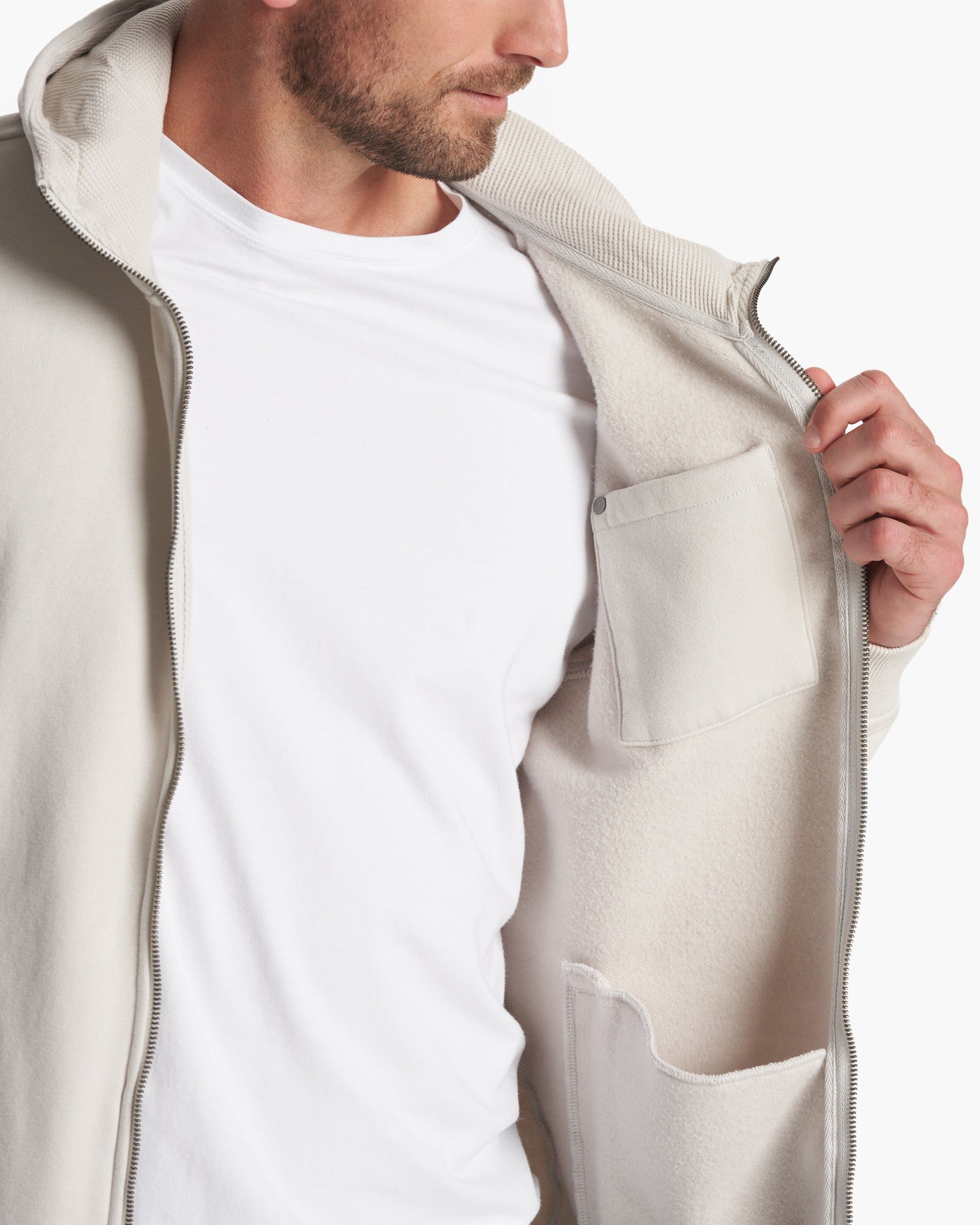 Seaside Hoodie | Salt sold by Vuori product image thumbnail 6
