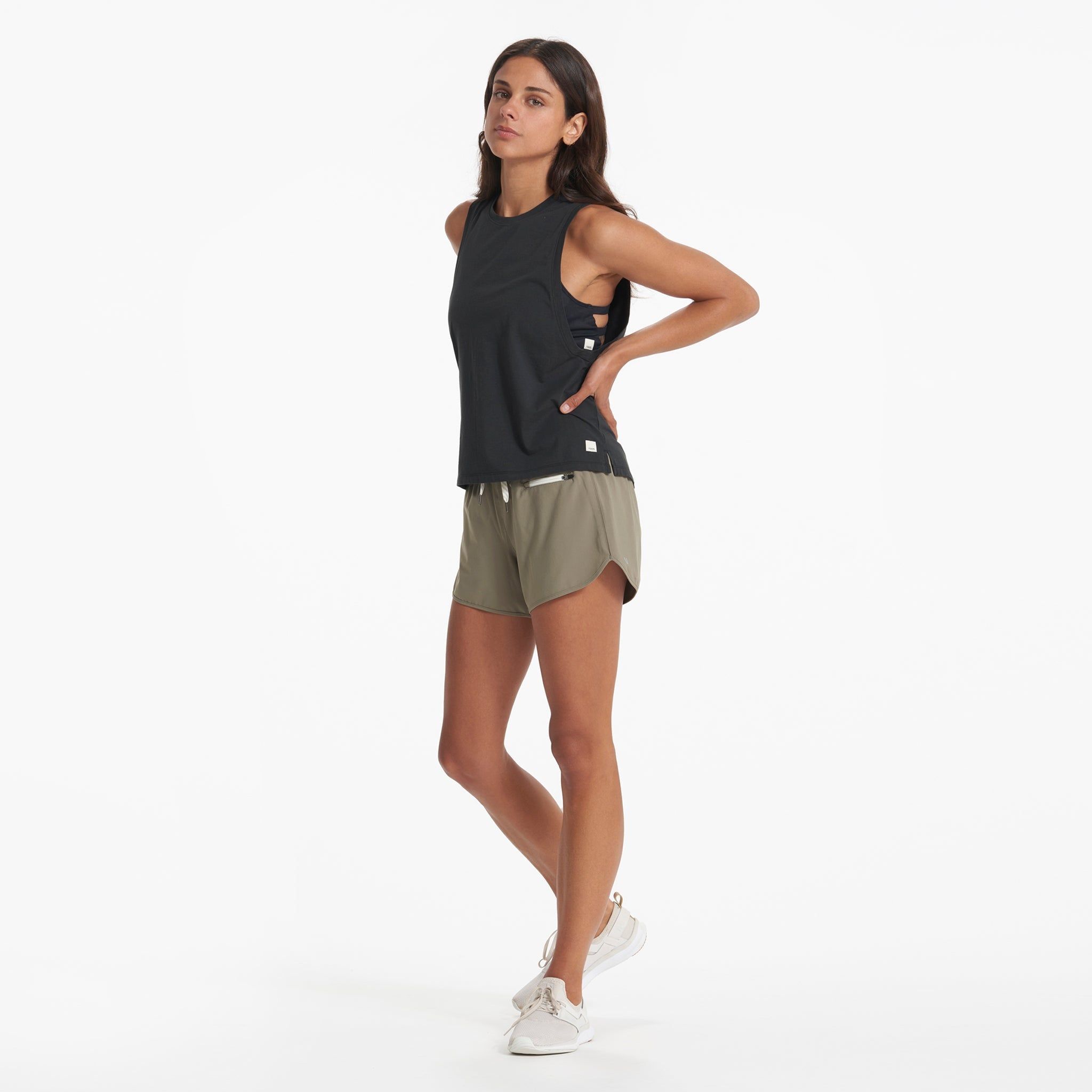 Feather Tank | Washed Black sold by Vuori product image thumbnail 4