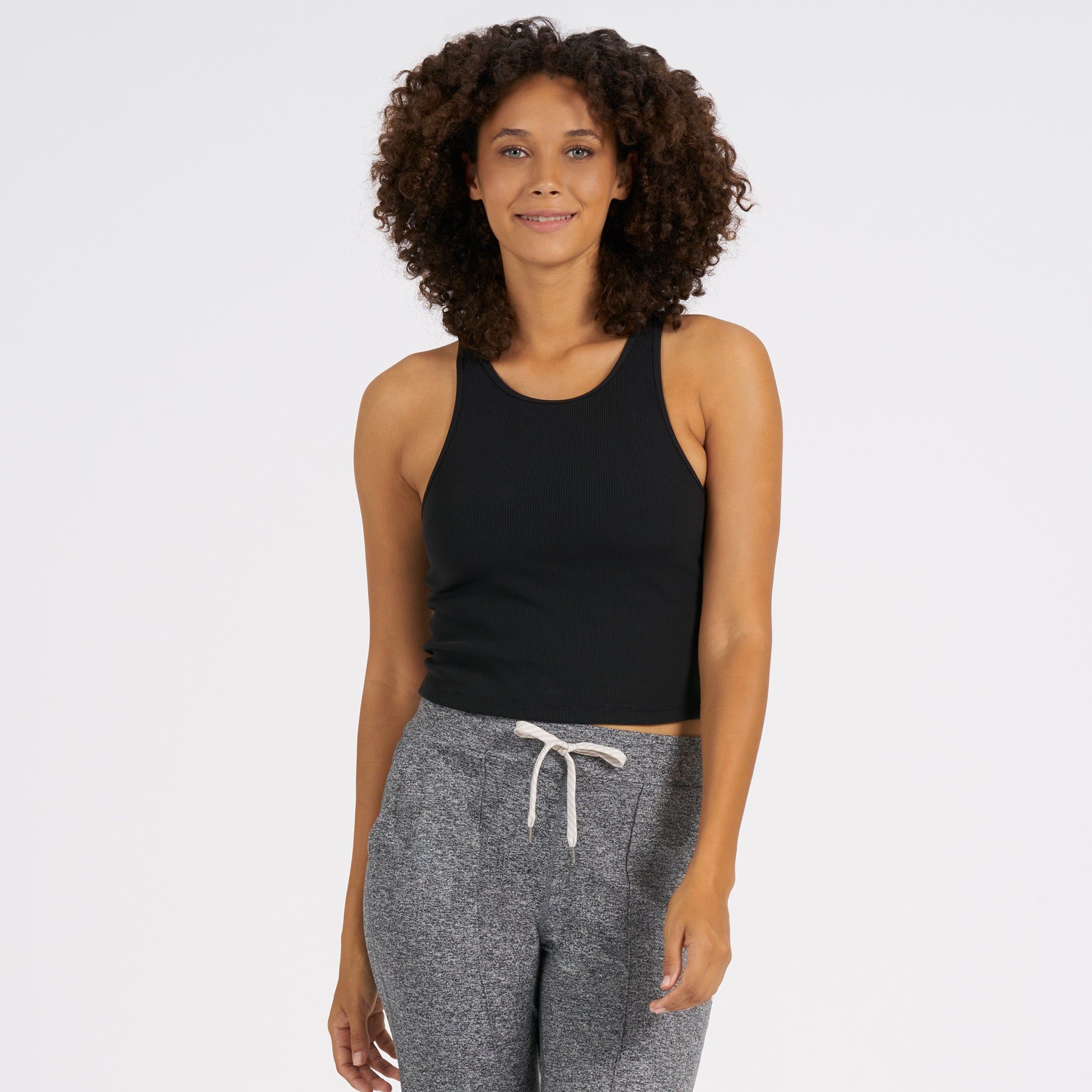 Plyo Tank | Black sold by Vuori