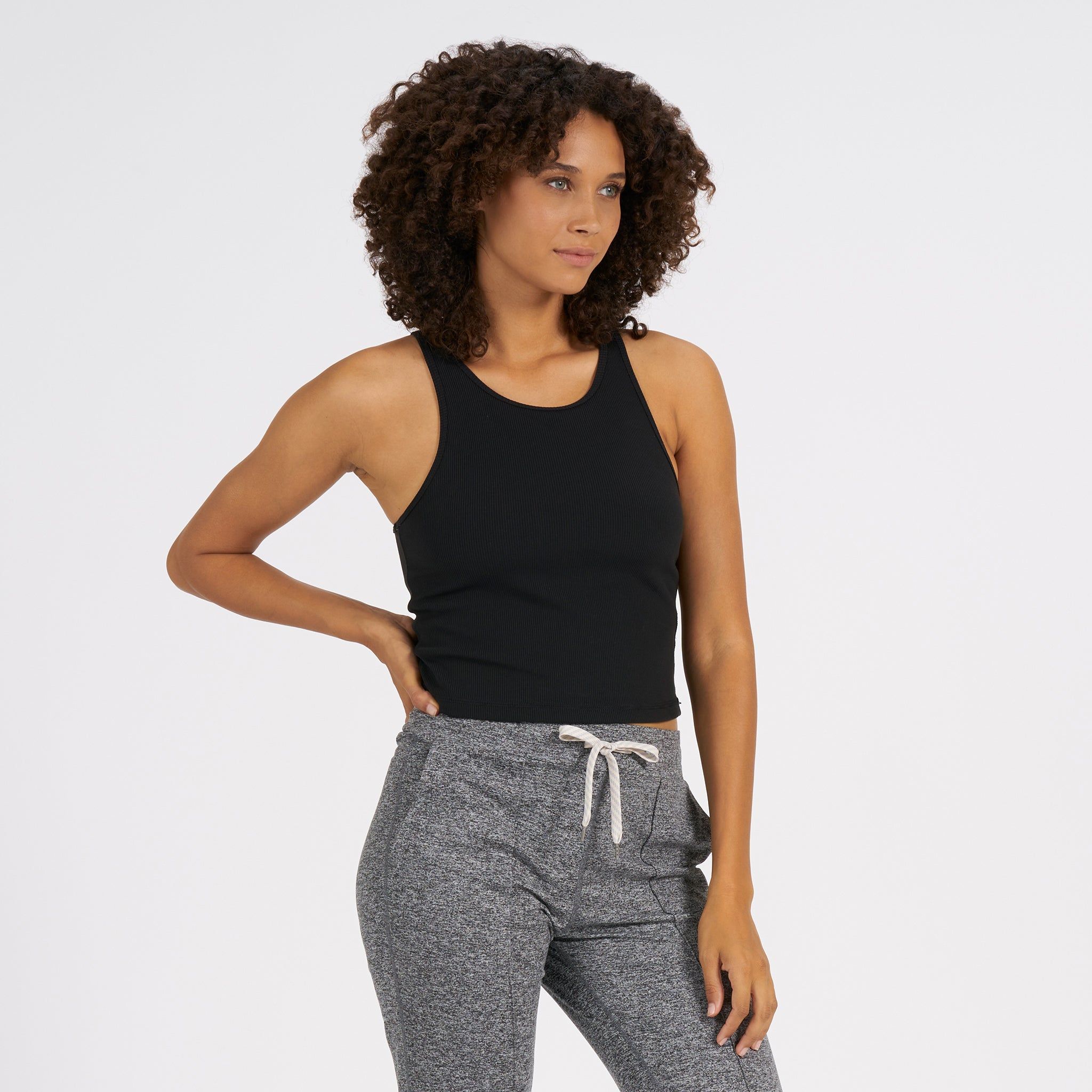 Plyo Tank | Black sold by Vuori product image thumbnail 2