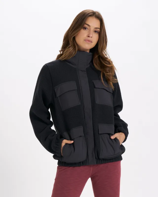 Utility Sherpa Jacket | Black sold by Vuori