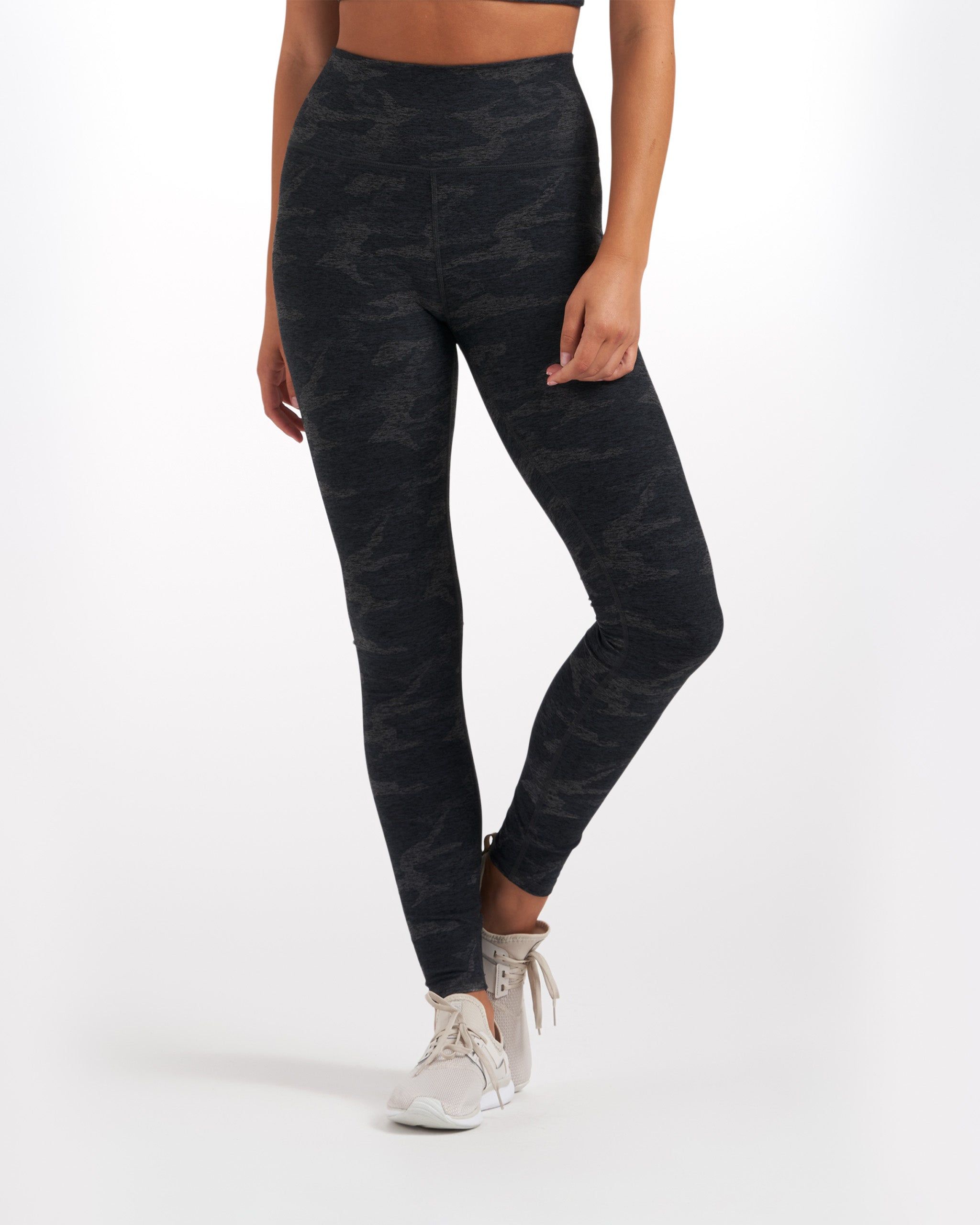 Clean Elevation Legging-Long | Black Camo sold by Vuori