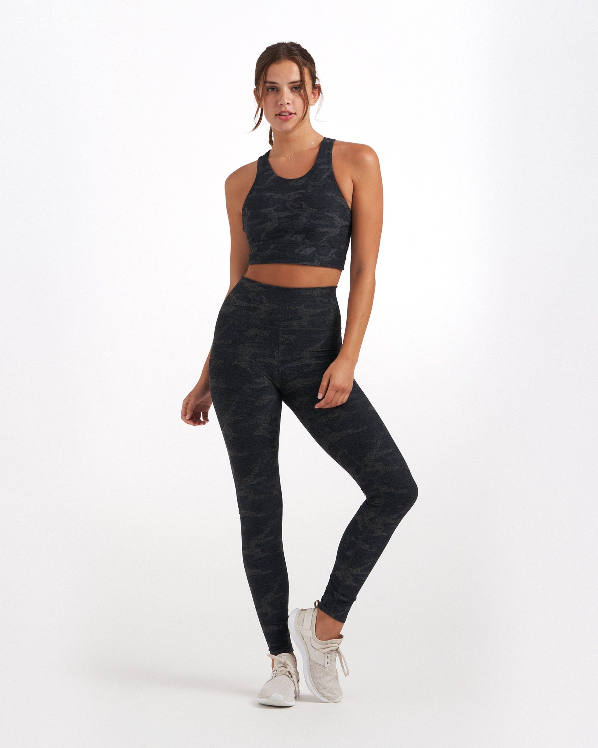 Clean Elevation Legging-Long | Black Camo sold by Vuori product image thumbnail 3