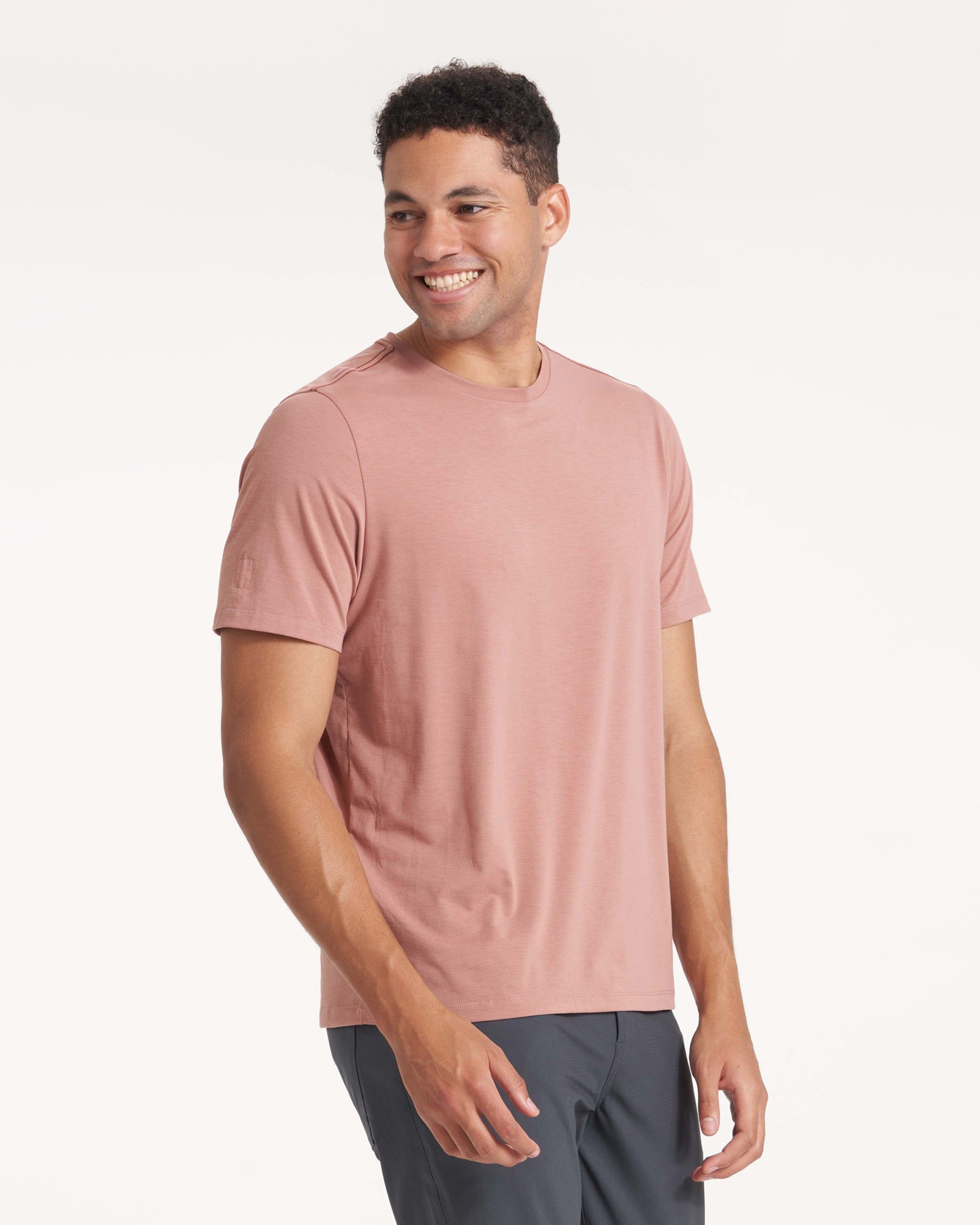 Current Tech Tee | Light Terracotta sold by Vuori product image thumbnail 4