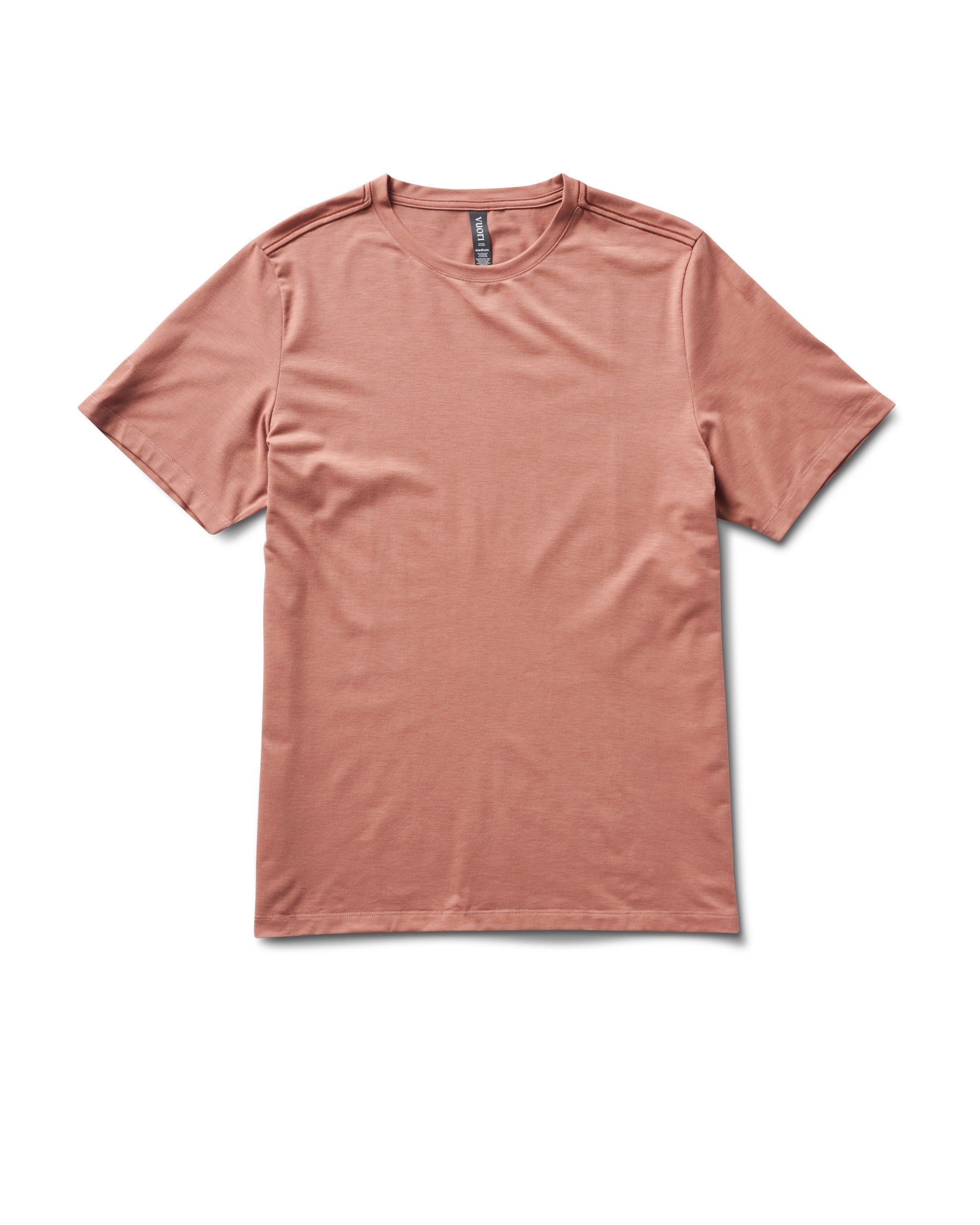 Current Tech Tee | Light Terracotta sold by Vuori