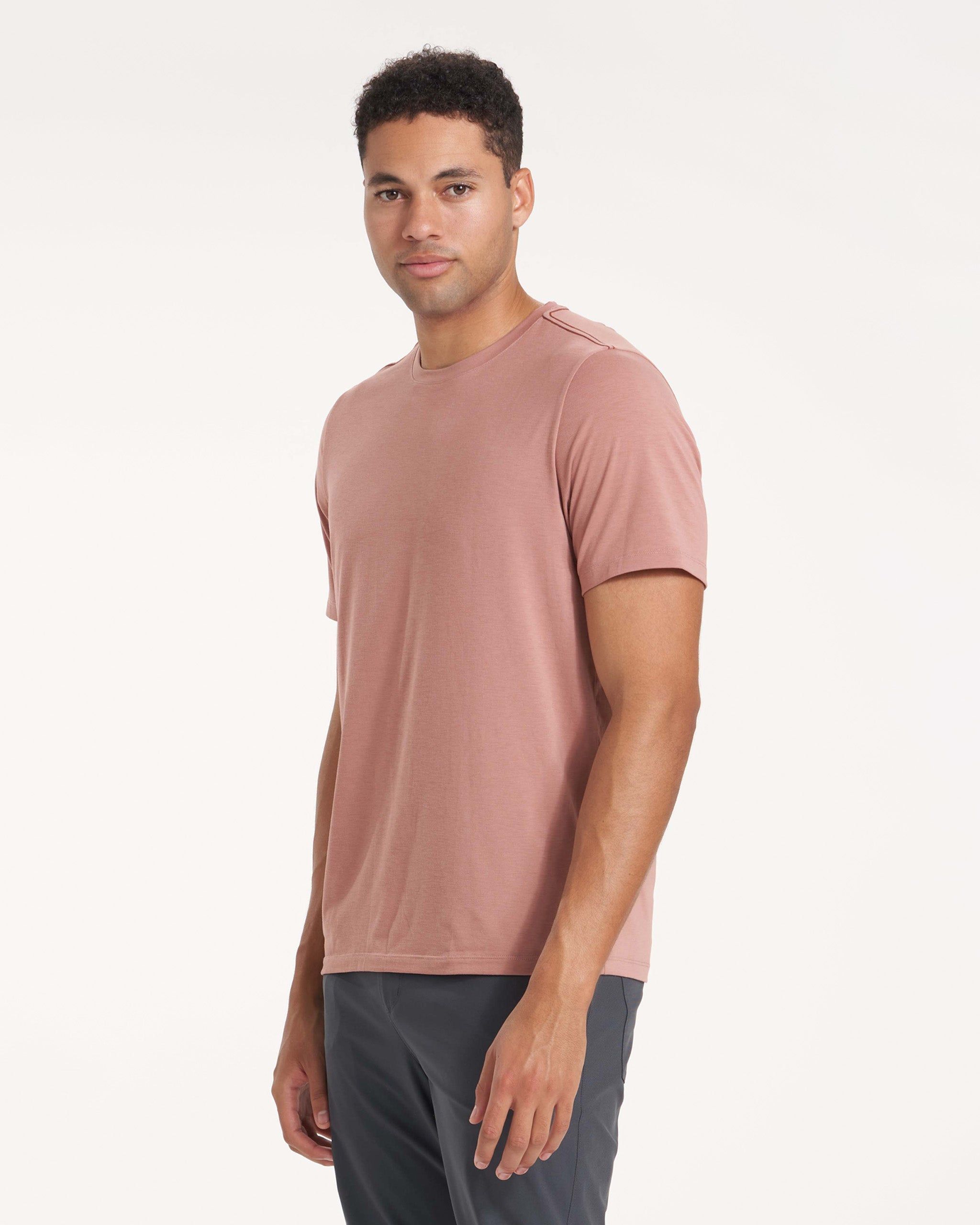 Current Tech Tee | Light Terracotta sold by Vuori product image thumbnail 3