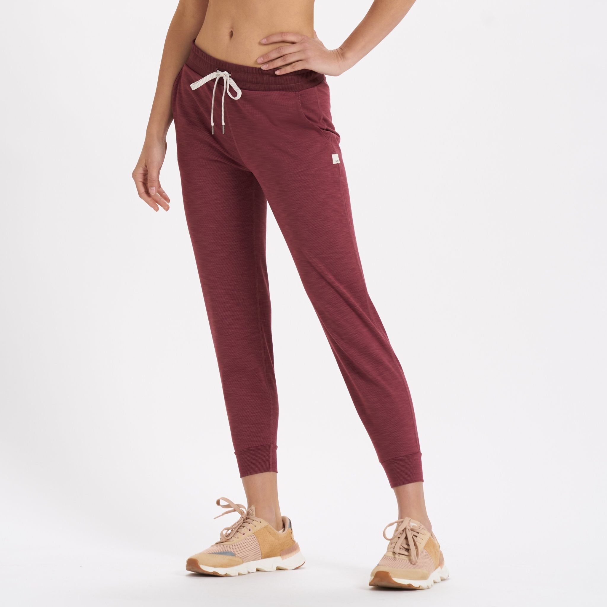 Lux Rib Performance Jogger | Desert Rose Heather sold by Vuori product image thumbnail 2