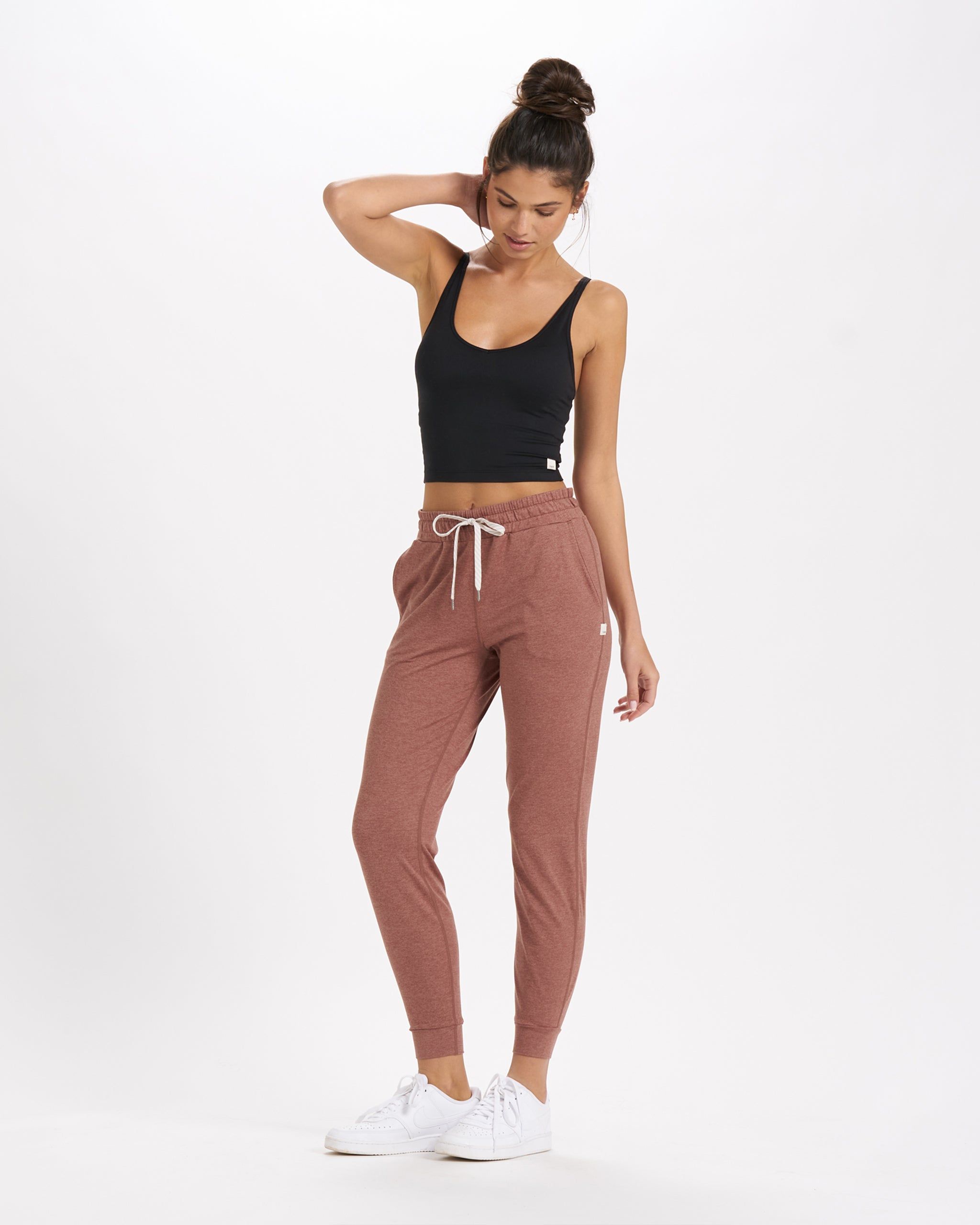 Halo Performance Crop | Black sold by Vuori product image thumbnail 4