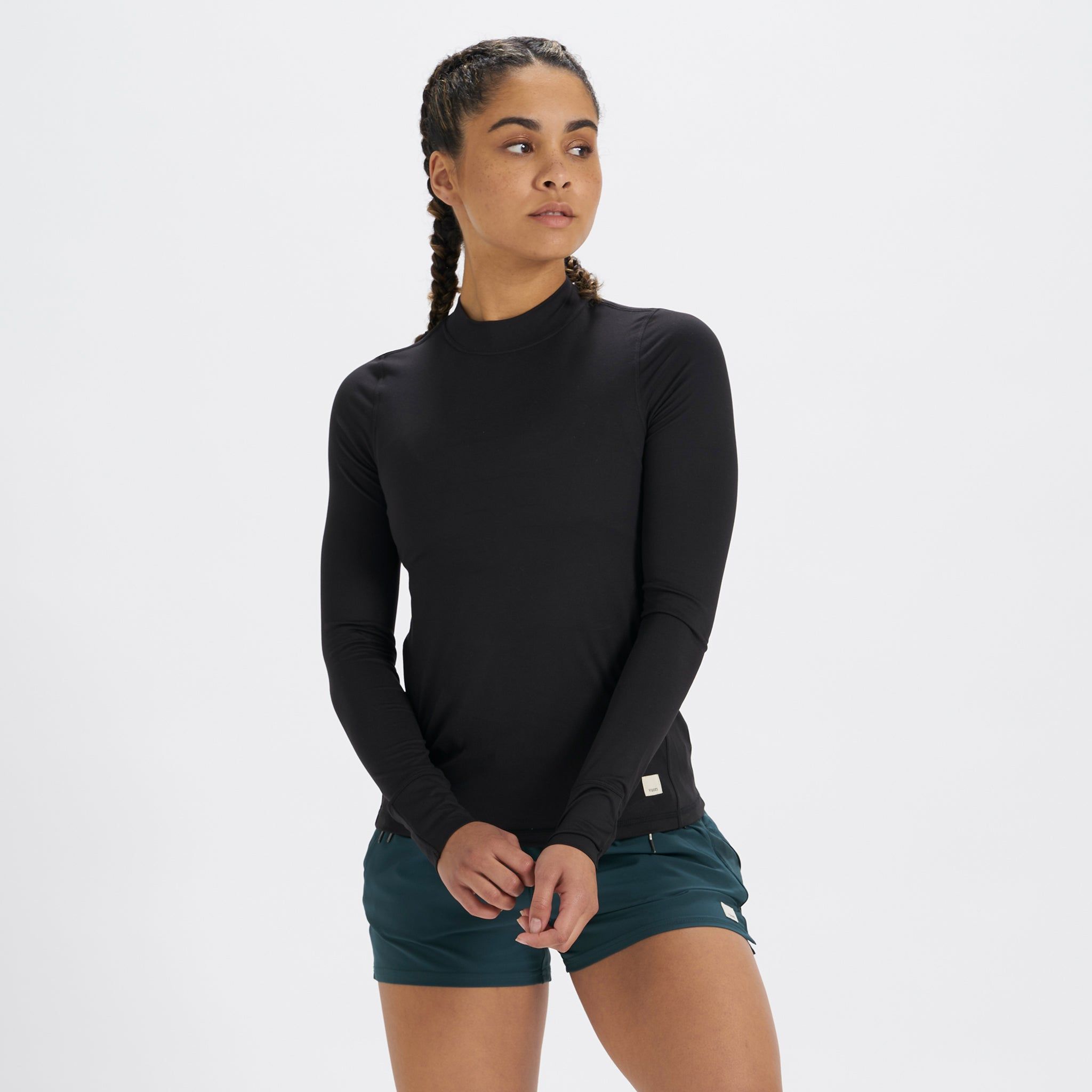 Long-Sleeve Lux Tee | Black sold by Vuori