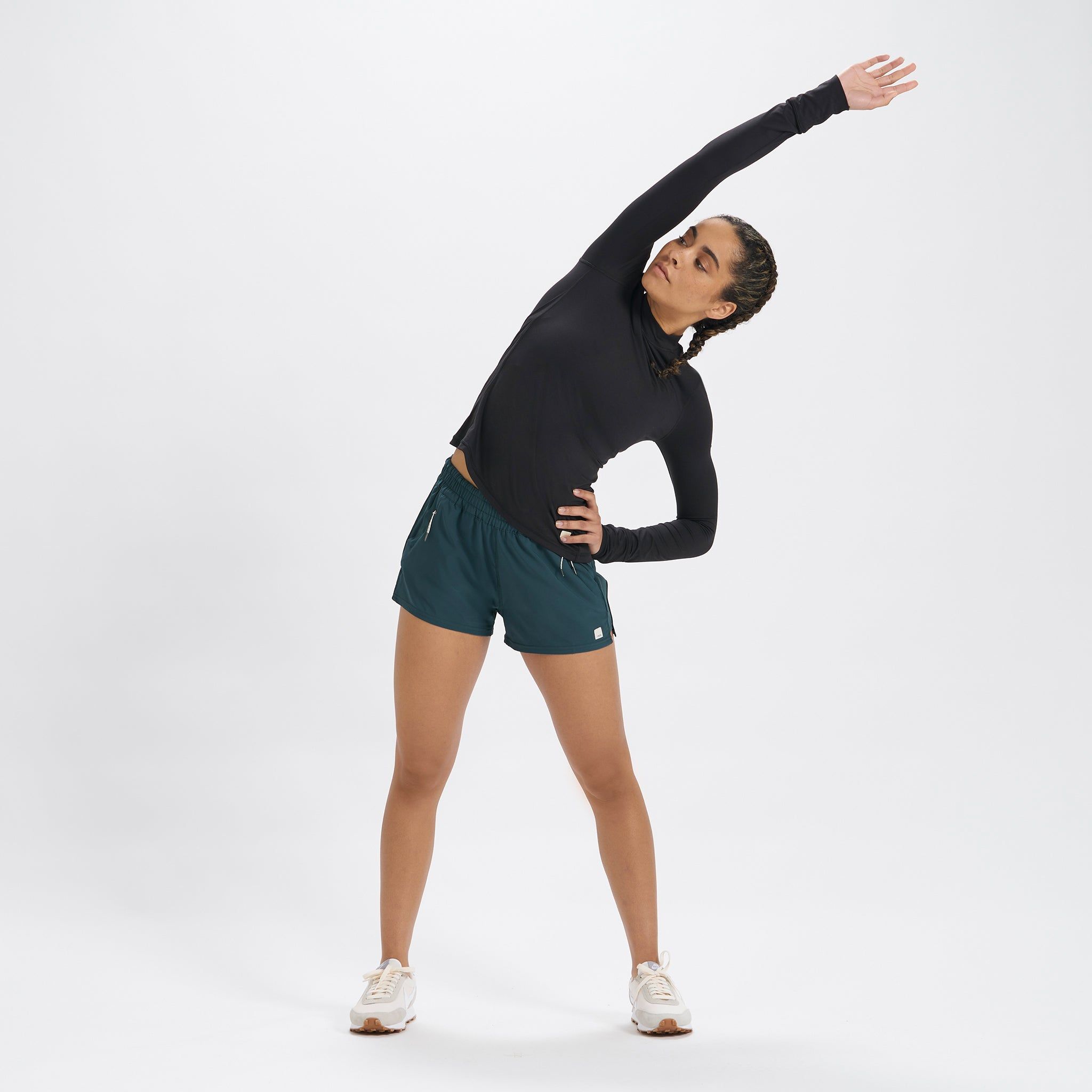 Long-Sleeve Lux Tee | Black sold by Vuori product image thumbnail 4