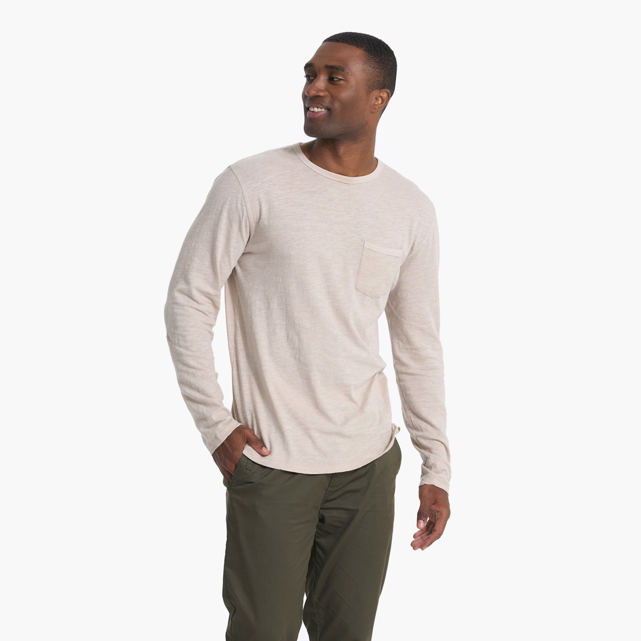Long Sleeve Rise Tee | Dark Salt sold by Vuori product image thumbnail 2