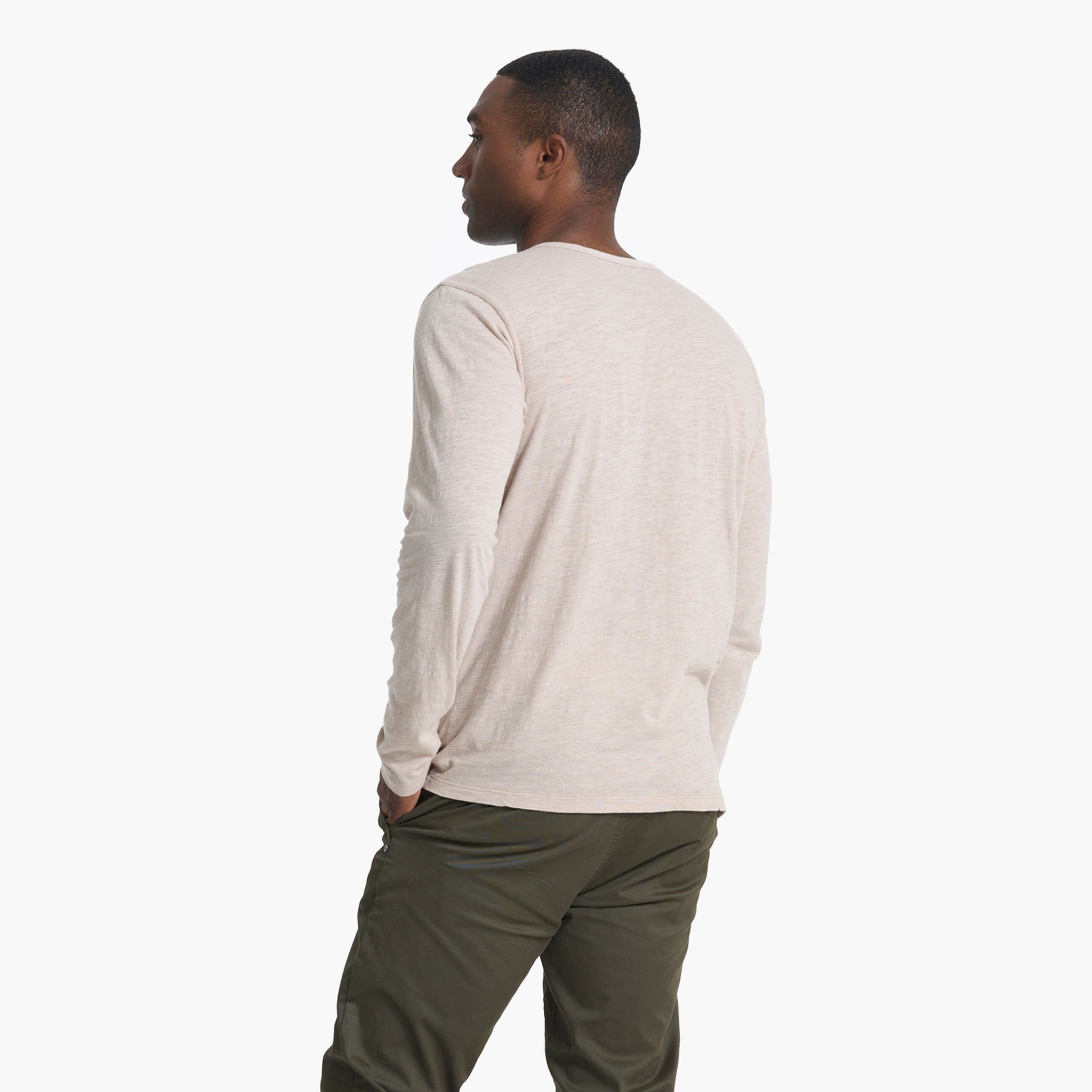 Long Sleeve Rise Tee | Dark Salt sold by Vuori product image thumbnail 5